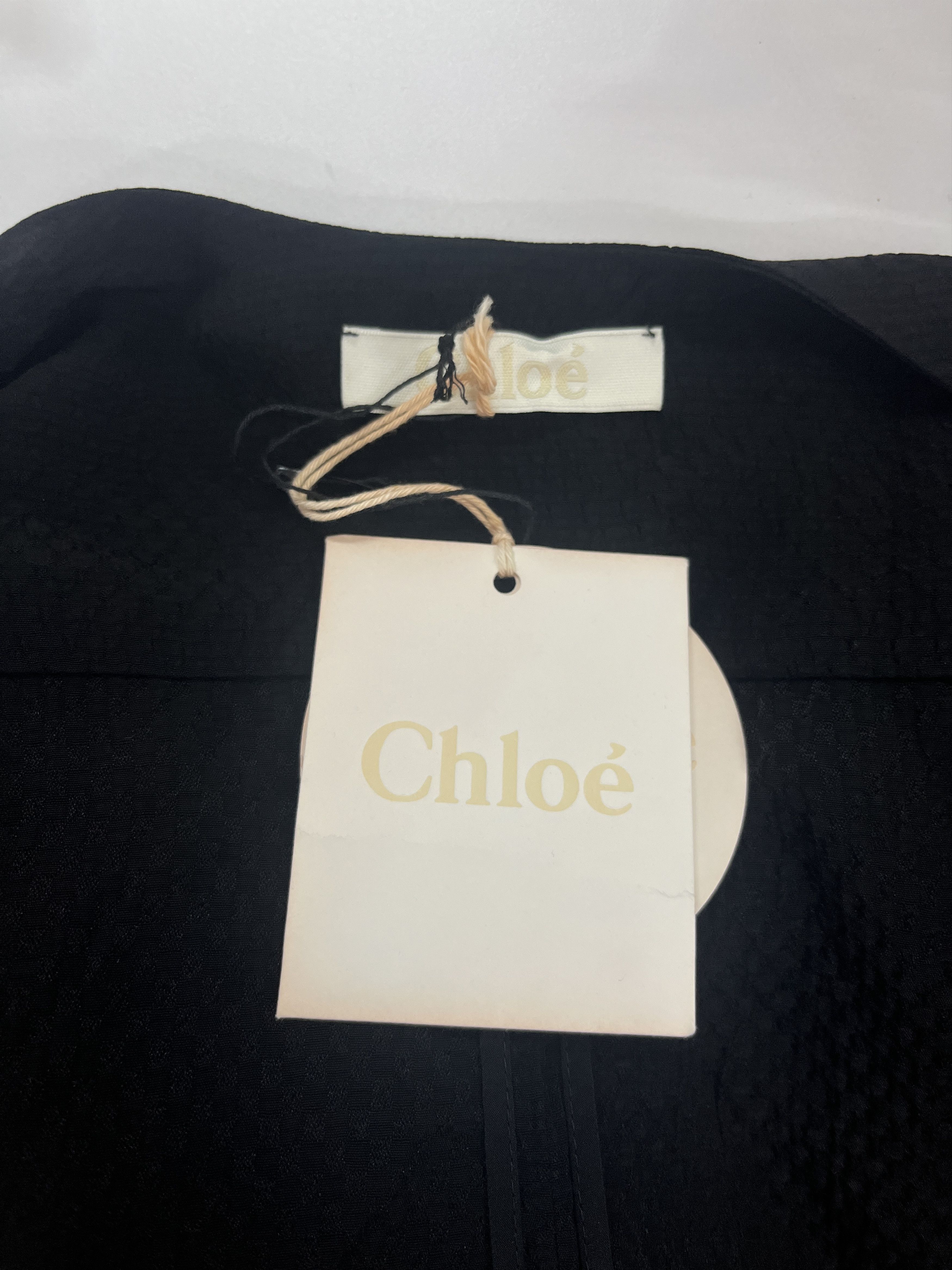Chloe Chloe Black Wrapped Top With Gold Buckle Size M / US 6-8 / IT 42-44 - 4 Thumbnail