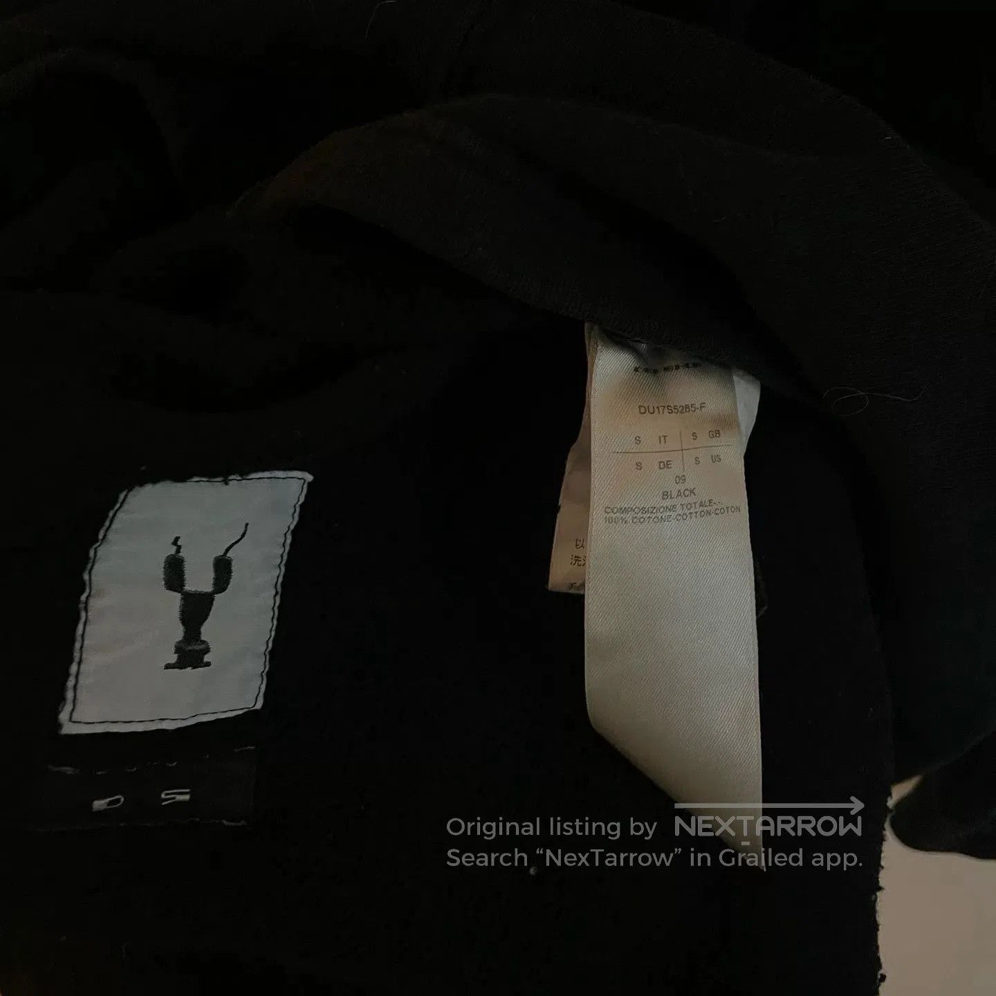 Rick Owens Drkshdw Rick Owens Drkshdw Long Hoodie Sweatshirt. Size US S / EU 44-46 / 1 - 3 Thumbnail