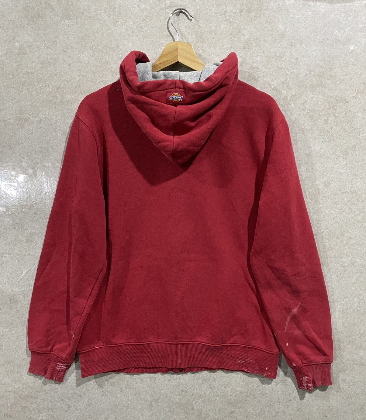 Dickies × Vintage Vintage Y2K Dickies Distress Zip Hoodie Size US M / EU 48-50 / 2 - 9 Thumbnail