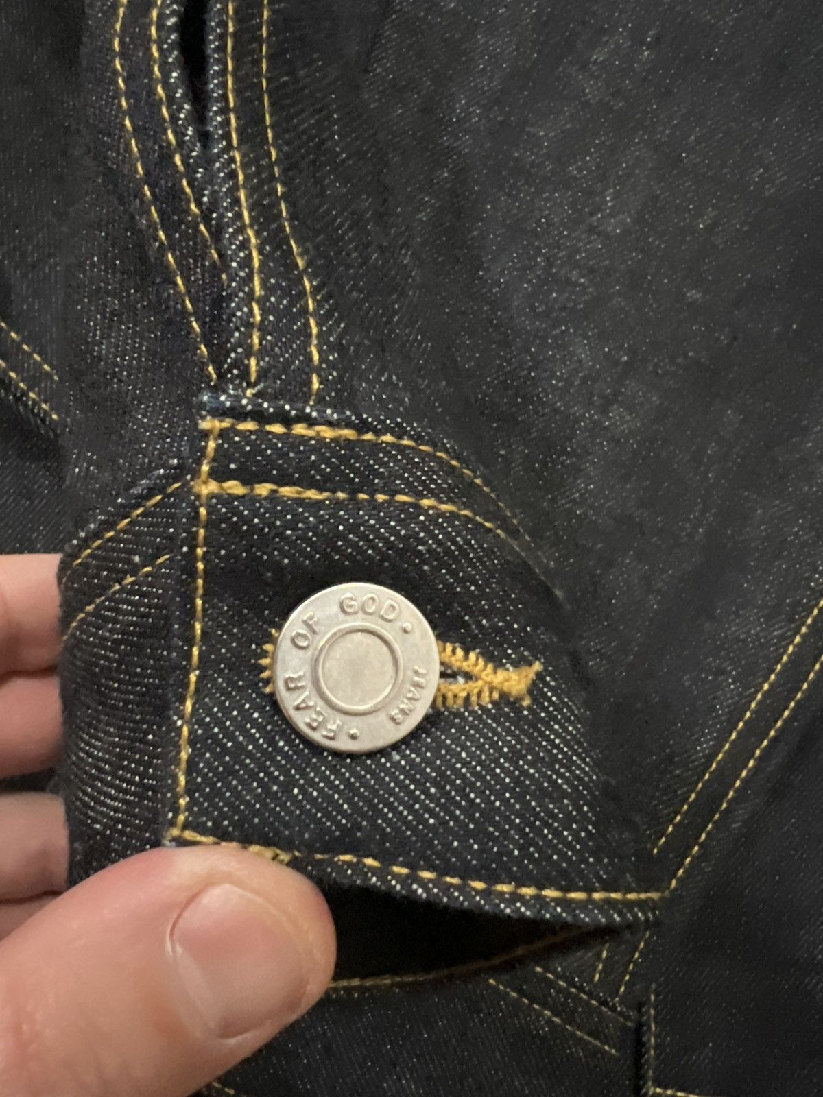 Fear of God Fear of God Raw Selvedge Denim Long Jacket Raw Indigo size S Size US S / EU 44-46 / 1 - 7 Thumbnail