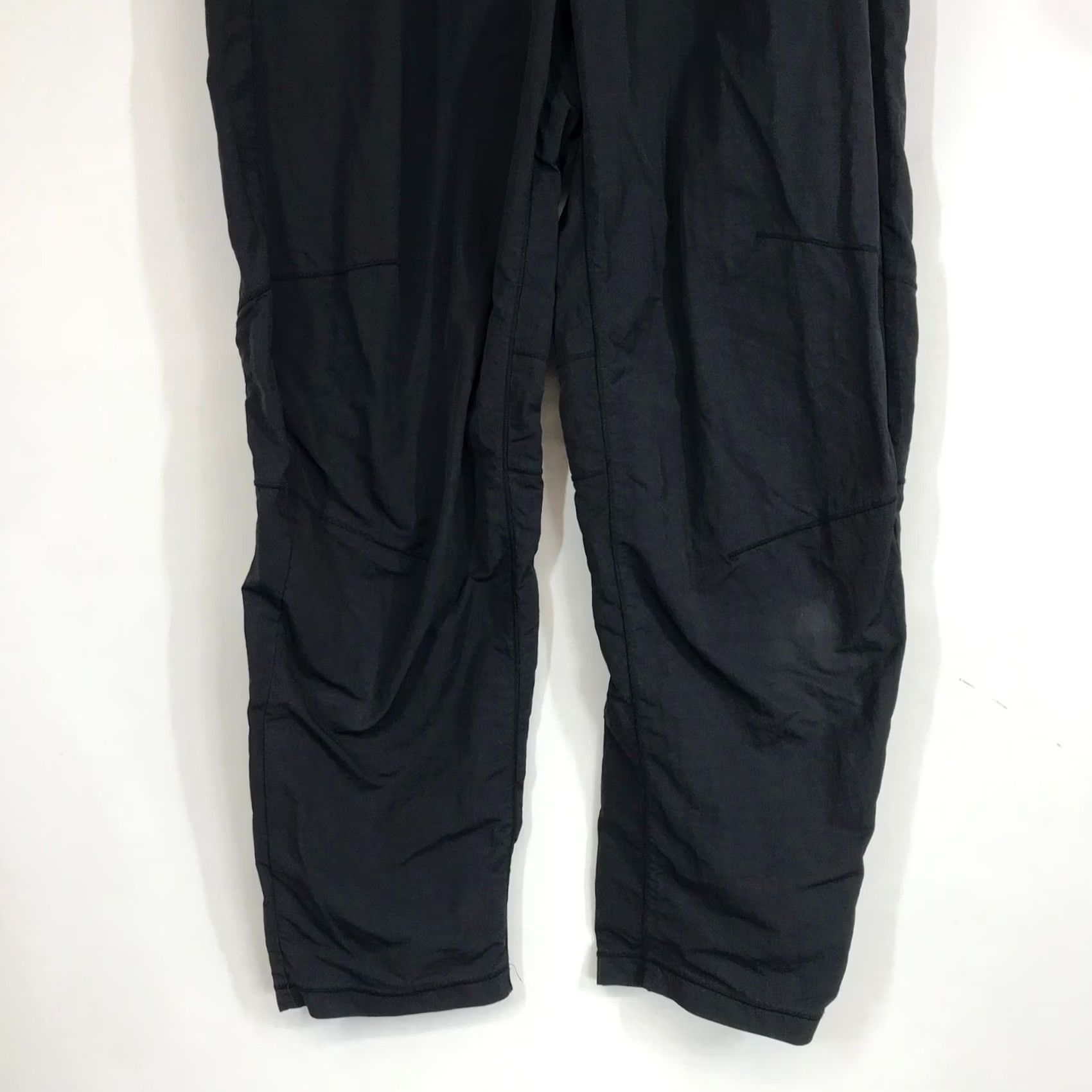 Nike Nike Black Nylon Track Pants Joggers Women S Slim Athletic Pockets Drawstring Tapered 100% Polyester Size 28" / US 6 / IT 42 - 3 Thumbnail