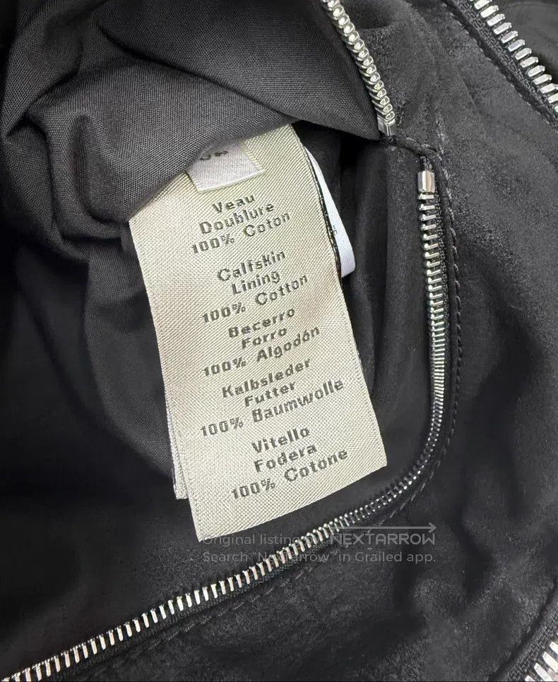 Hermes Hermes 24 Fall/Winter Rider Leather Jacket, Suede Cowhide Size US L / EU 52-54 / 3 - 7 Thumbnail