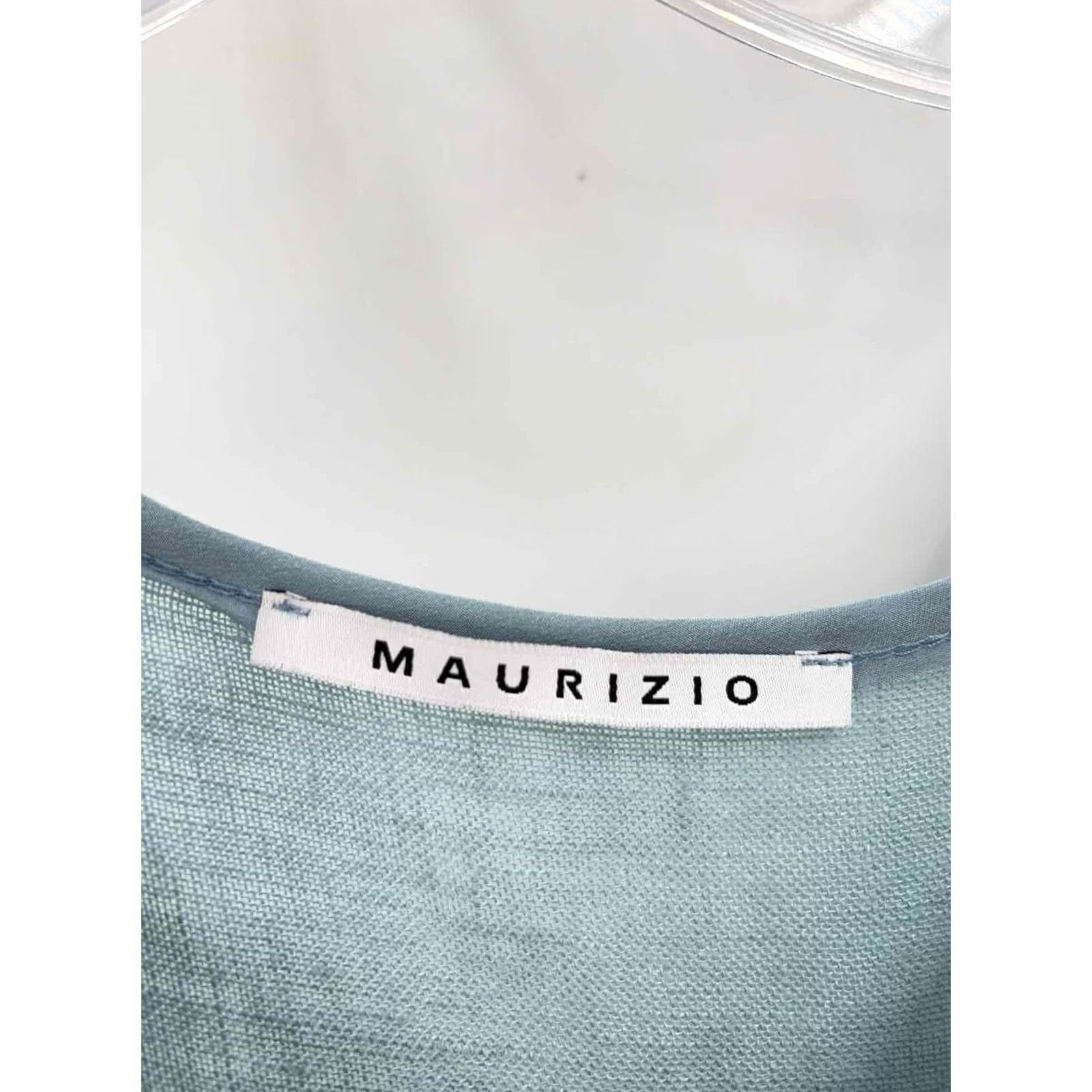 Vintage Maurizio Blue Poncho Blouse Medium Pre-Owned Size M / US 6-8 / IT 42-44 - 3 Thumbnail