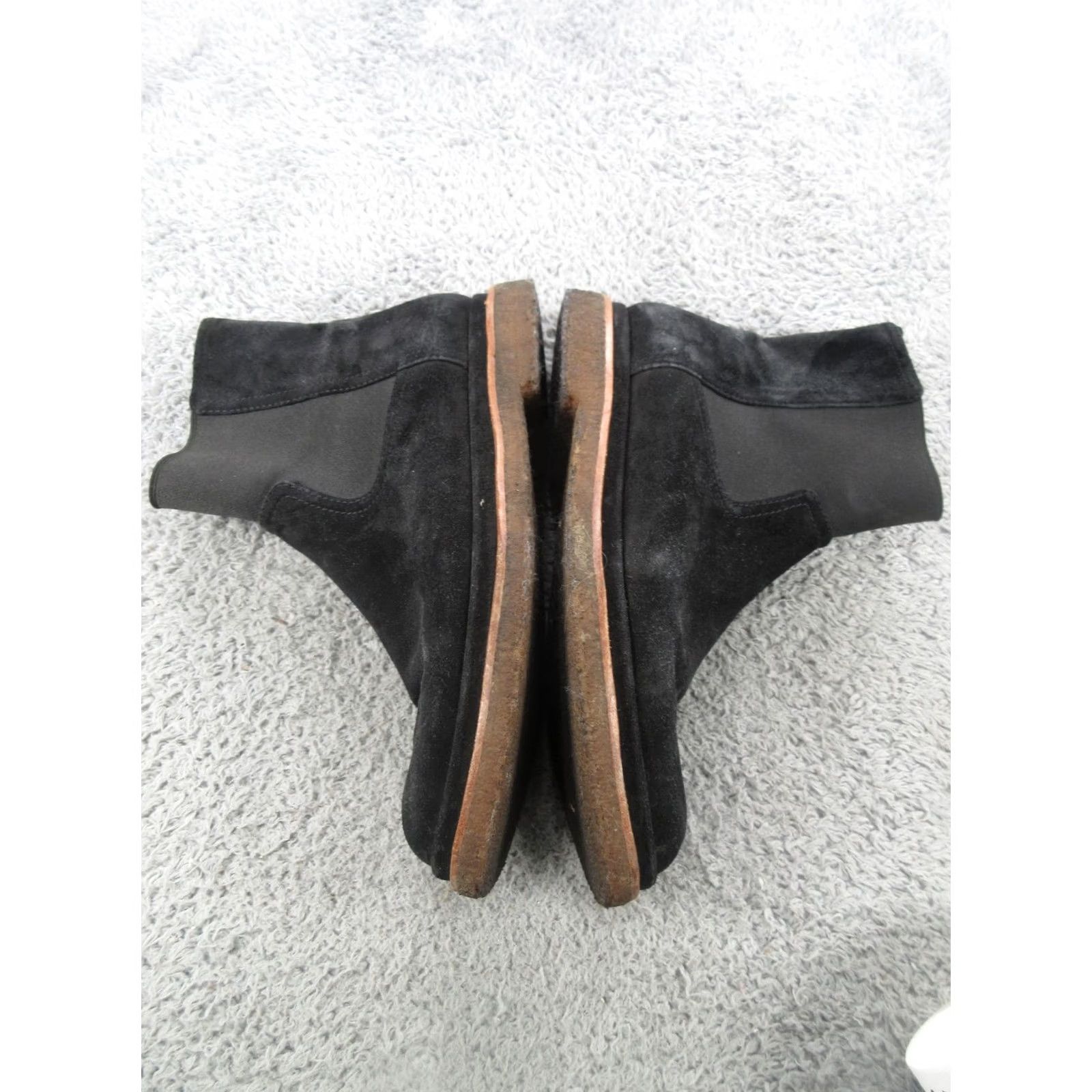 Vince Vince Womens Chelsea Boots Black Suede Ankle Booties Leather Lining Rubber Sole Size 9 M Casual Size US 9 / IT 39 - 7 Thumbnail