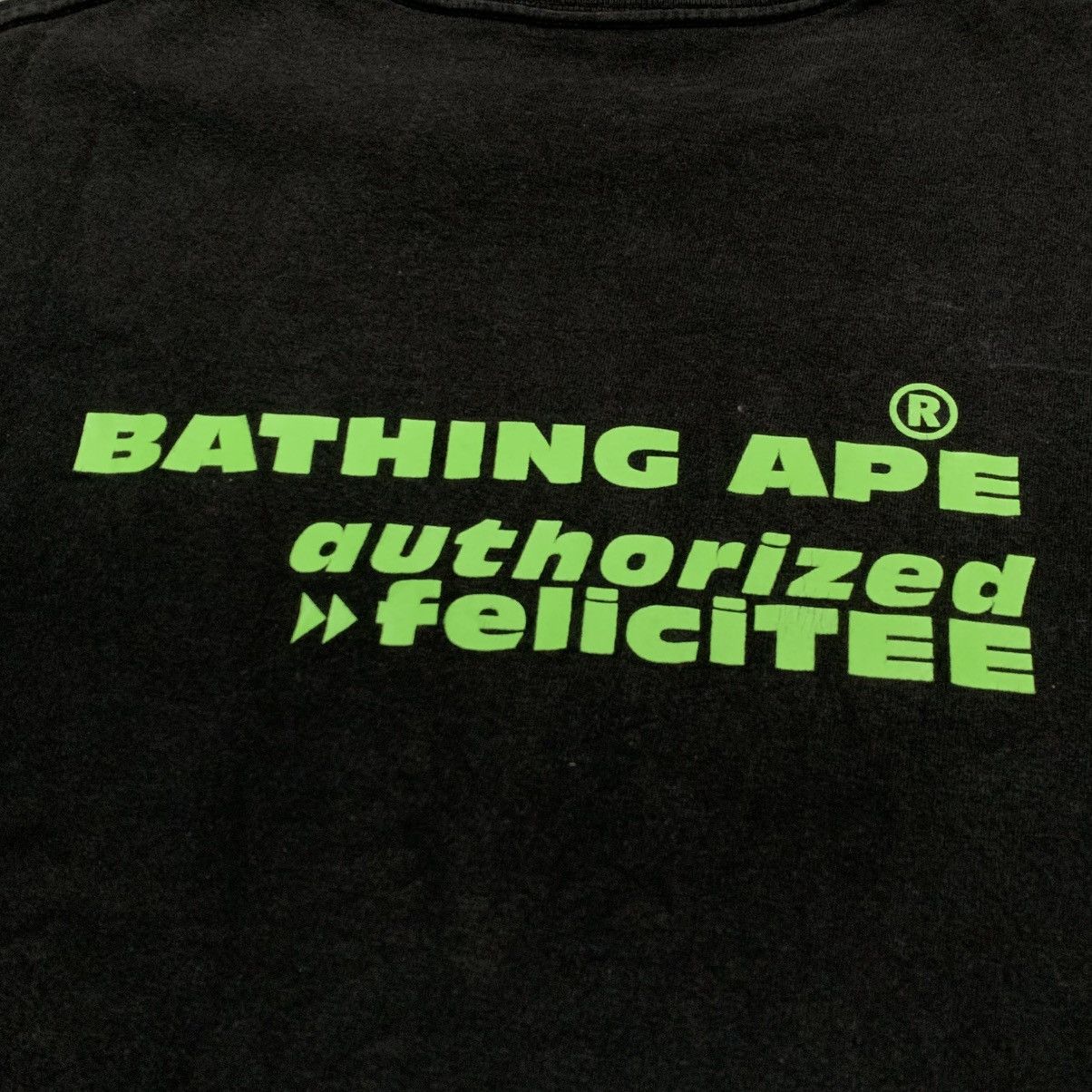 Bape Bape Medium Roaringdnoar Black Tee A Bathing Ape Vintage Size US M / EU 48-50 / 2 - 4 Thumbnail