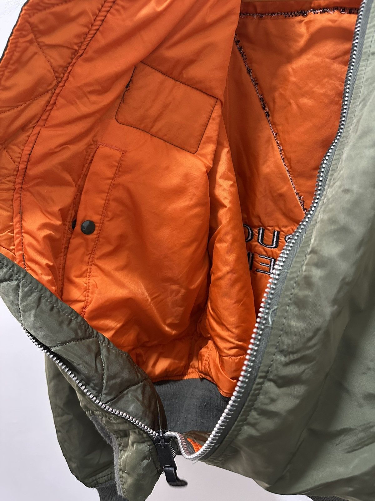 Alpha Industries × Vintage Alpha Industries MA-1 Jacket Destruct System Para rescue Size US M / EU 48-50 / 2 - 11 Thumbnail