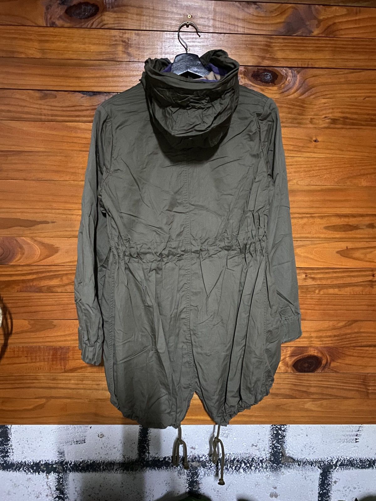 Frapbois FRAPBOIS Olive Green Hooded Mod Coat – Japanese Designer Size US S / EU 44-46 / 1 - 8 Thumbnail