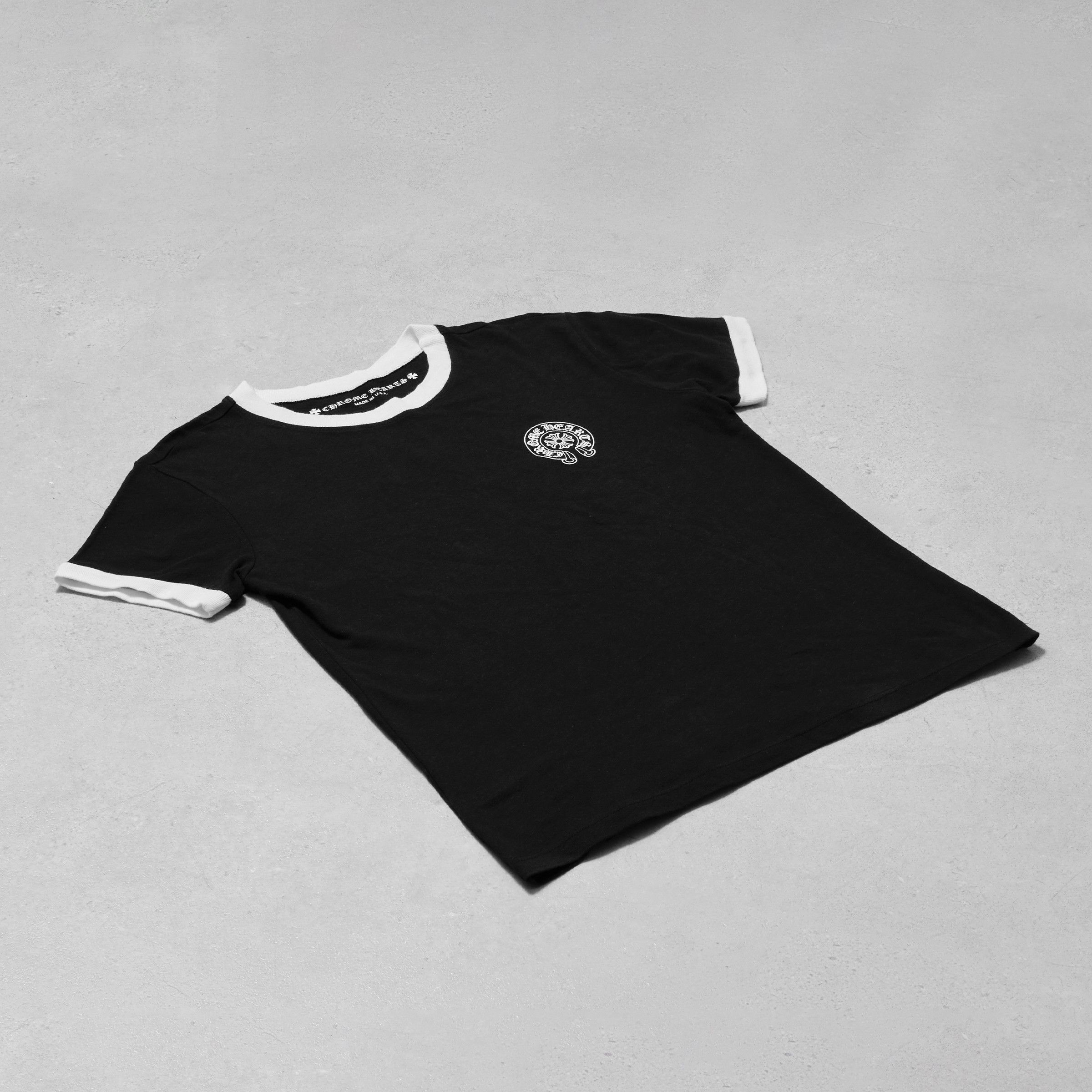 Chrome Hearts CHROME HEARTS Vintage Black Scroll Logo Short Sleeve Size S / US 4 / IT 40 - 3 Thumbnail