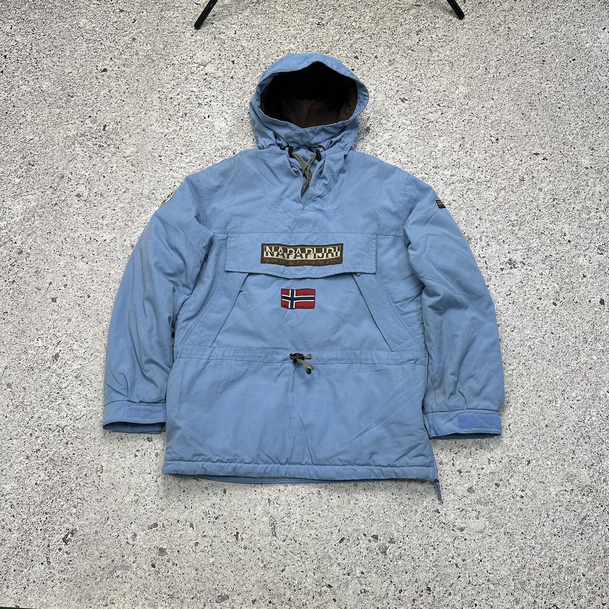 Vintage Vintage Napapijri Skidoo Embroidered Logo Anorak Y2K jacket Grailed