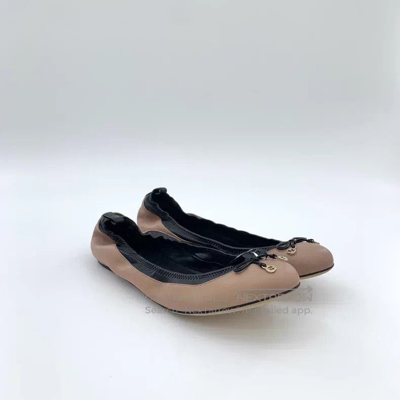 Gucci Gucci Rubber powder bow ballet flat casual shoes Size US 8 / IT 38 - 2 Thumbnail
