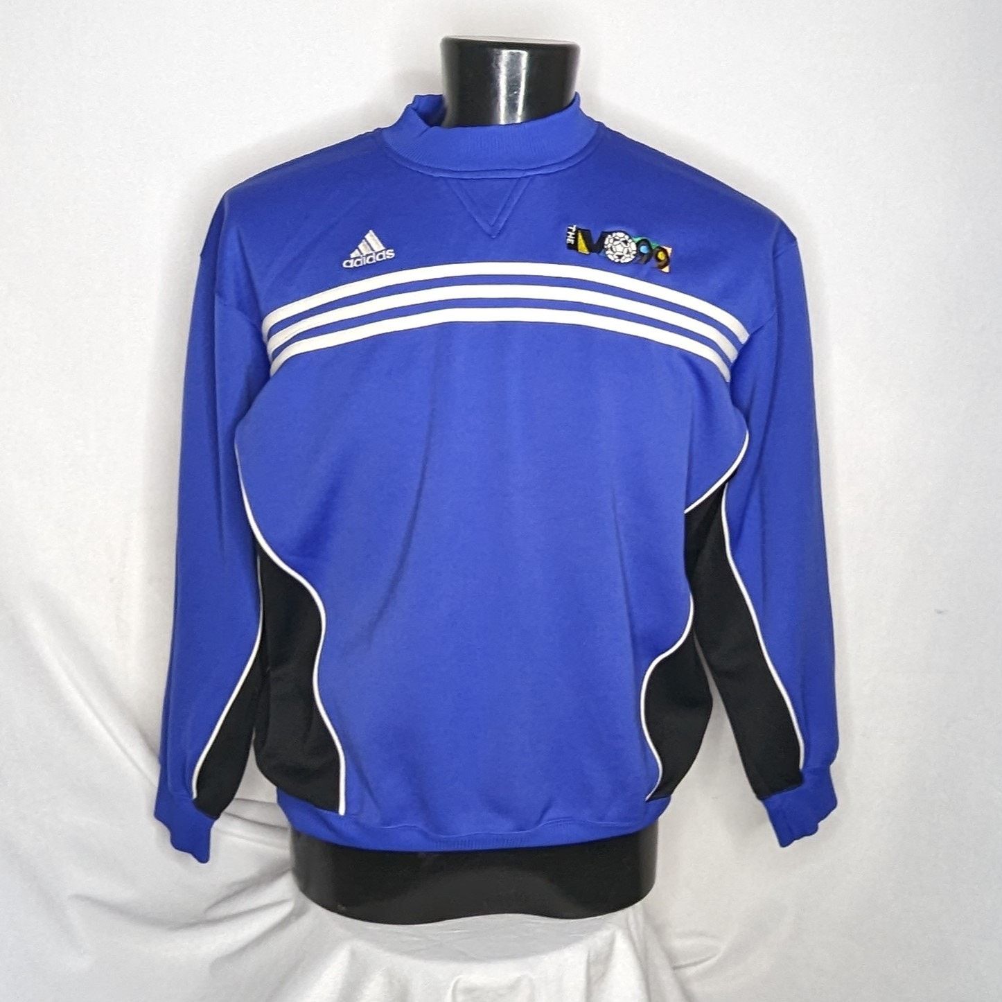 Adidas Adidas Soccer Pullover Sweater Men's Large Blue Athletic Size US L / EU 52-54 / 3 - 1 Thumbnail