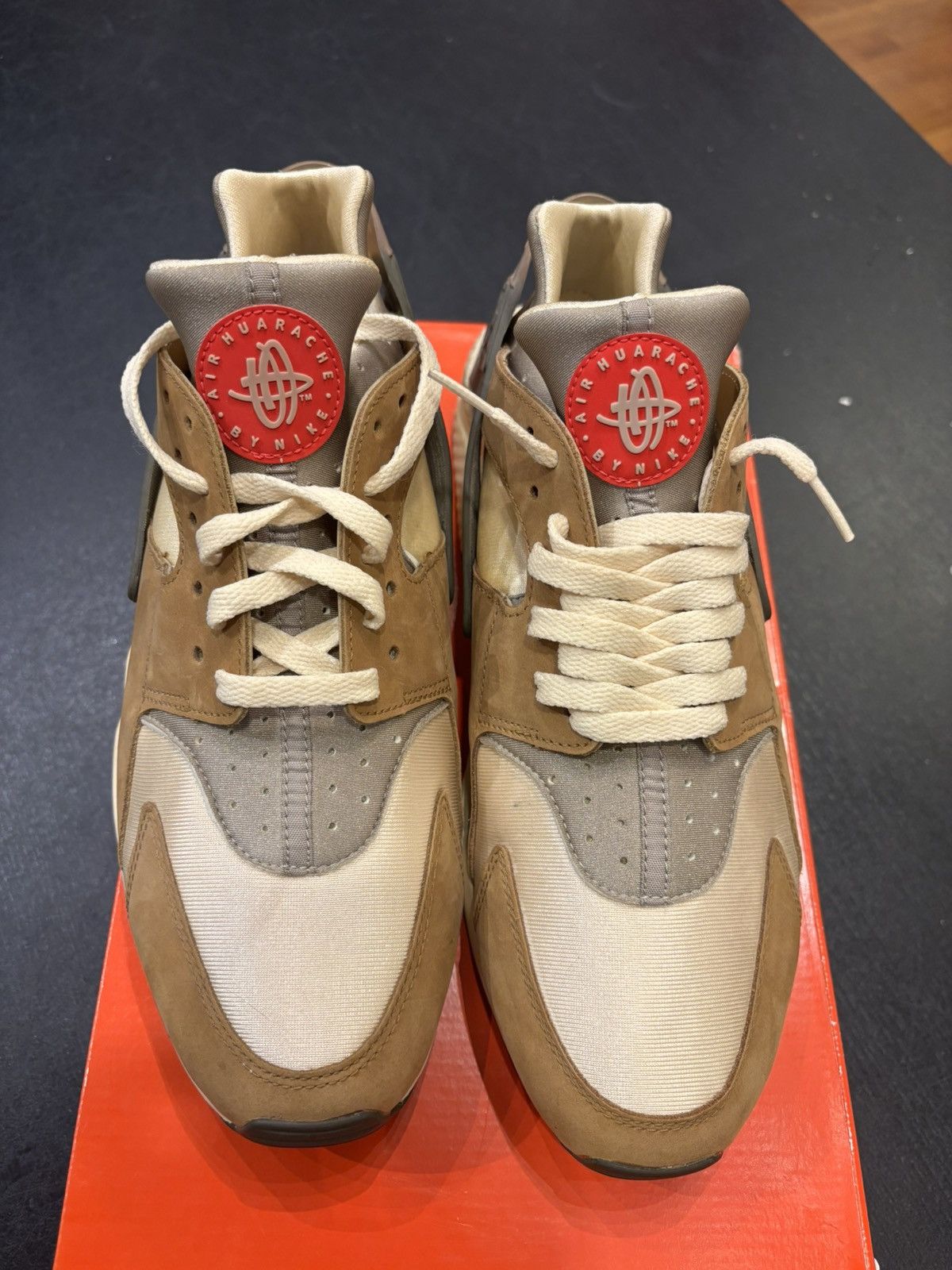 Nike Nike Huarache ‘Stüssy Desert Oak’ Size US 13 / EU 46 - 4 Thumbnail