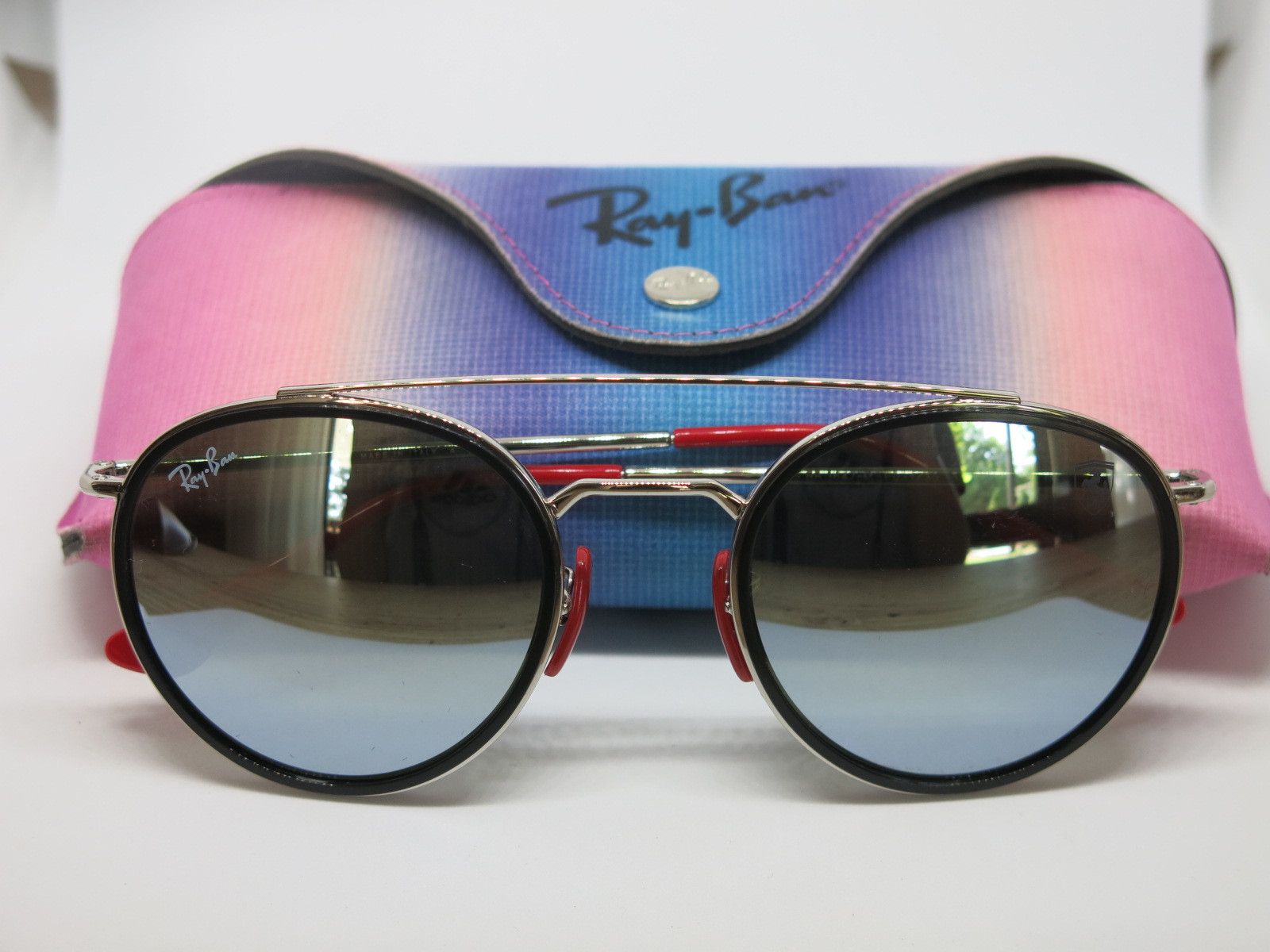 Ferrari × RayBan 100% Authentic RayBan Scuderia Ferrari Sunglasses RB3647-M Size ONE SIZE - 13 Thumbnail