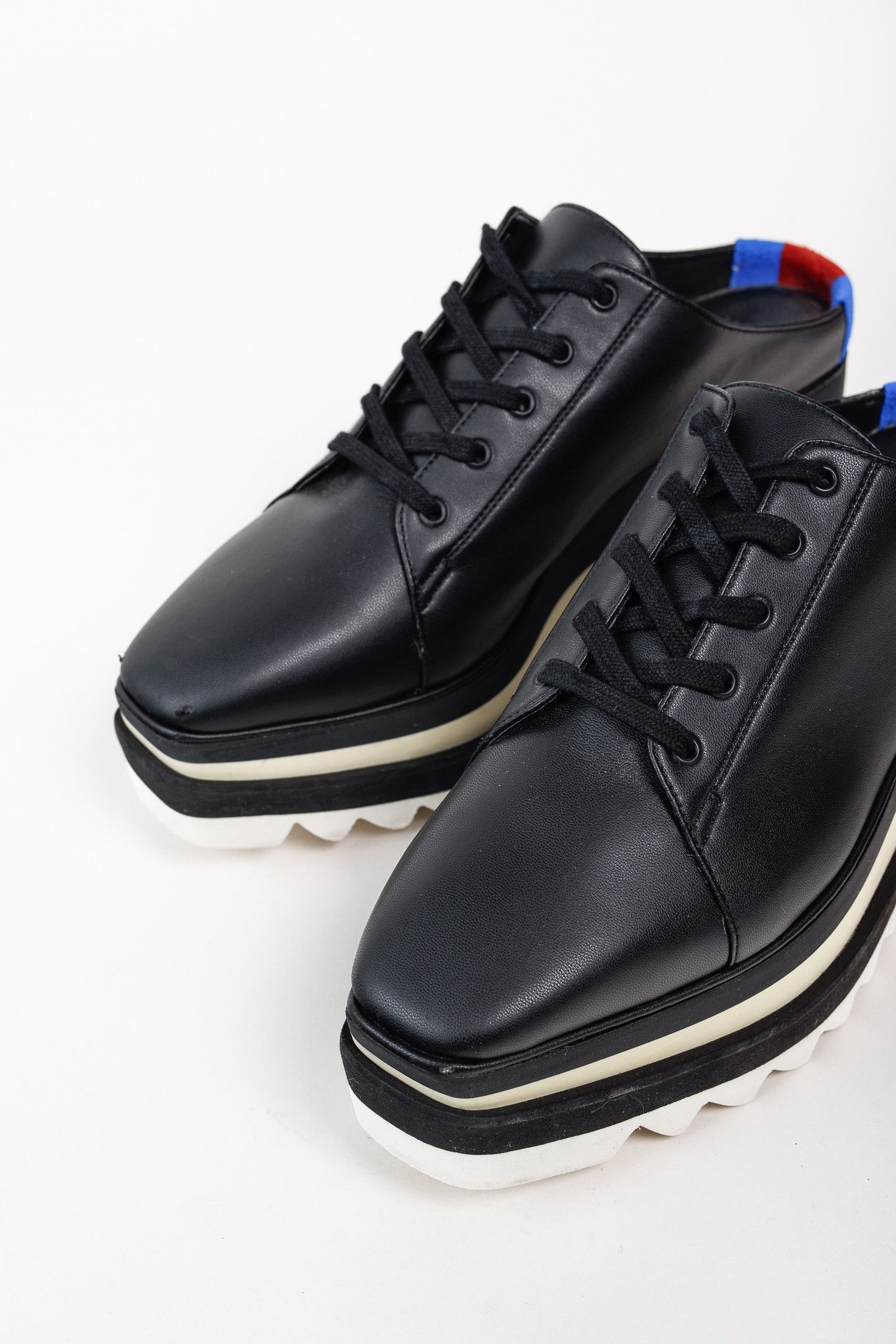 Stella McCartney Stella McCartney Black Sneak-Elyse Platform Mules Size US 7.5 / IT 37.5 - 5 Thumbnail