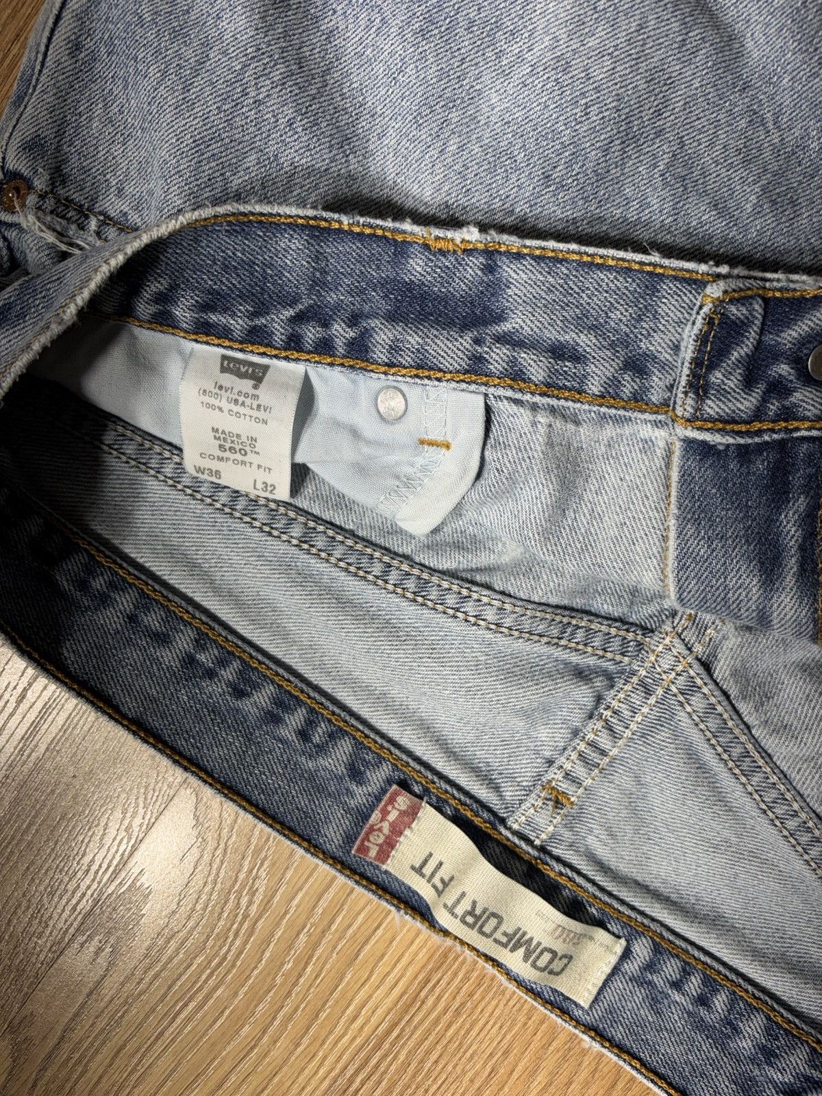 Levi's Levis Blue Jeans Size US 36 / EU 52 - 2 Thumbnail