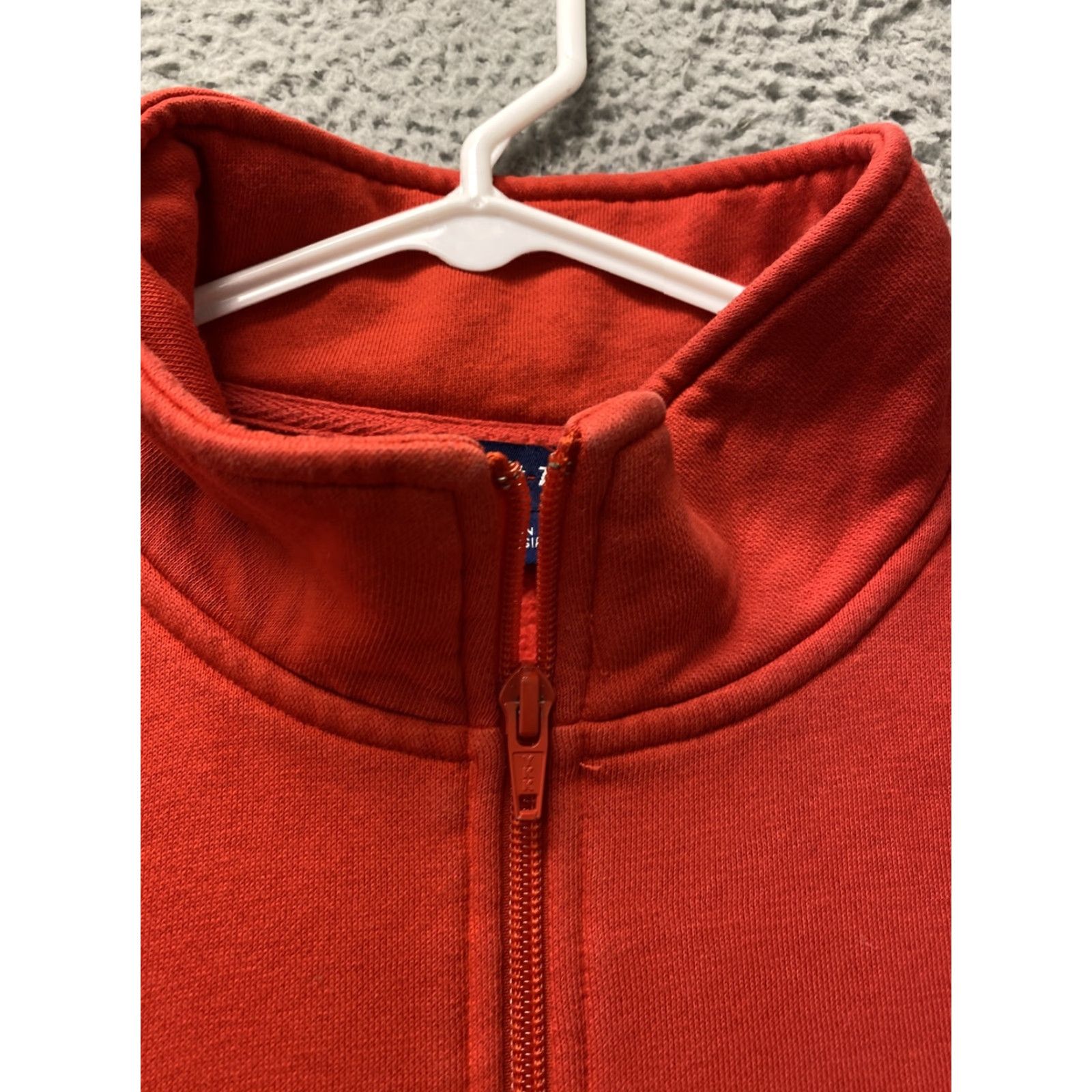 Omega Sport-Tek Chi Omega KU Sweatshirt Men XL 1/4 Zip Pullover Red Fall Winter Active Size US XL / EU 56 / 4 - 3 Thumbnail