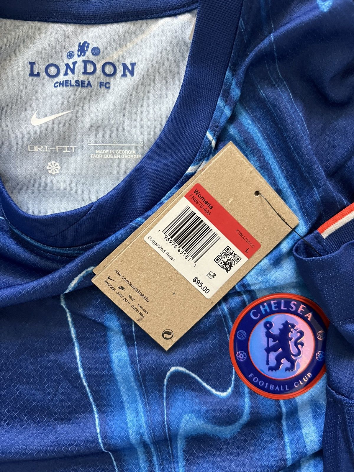 Nike Nike Chelsea Authentic Women's 2024/25 Home Jersey Size L / US 10 / IT 46 - 5 Thumbnail