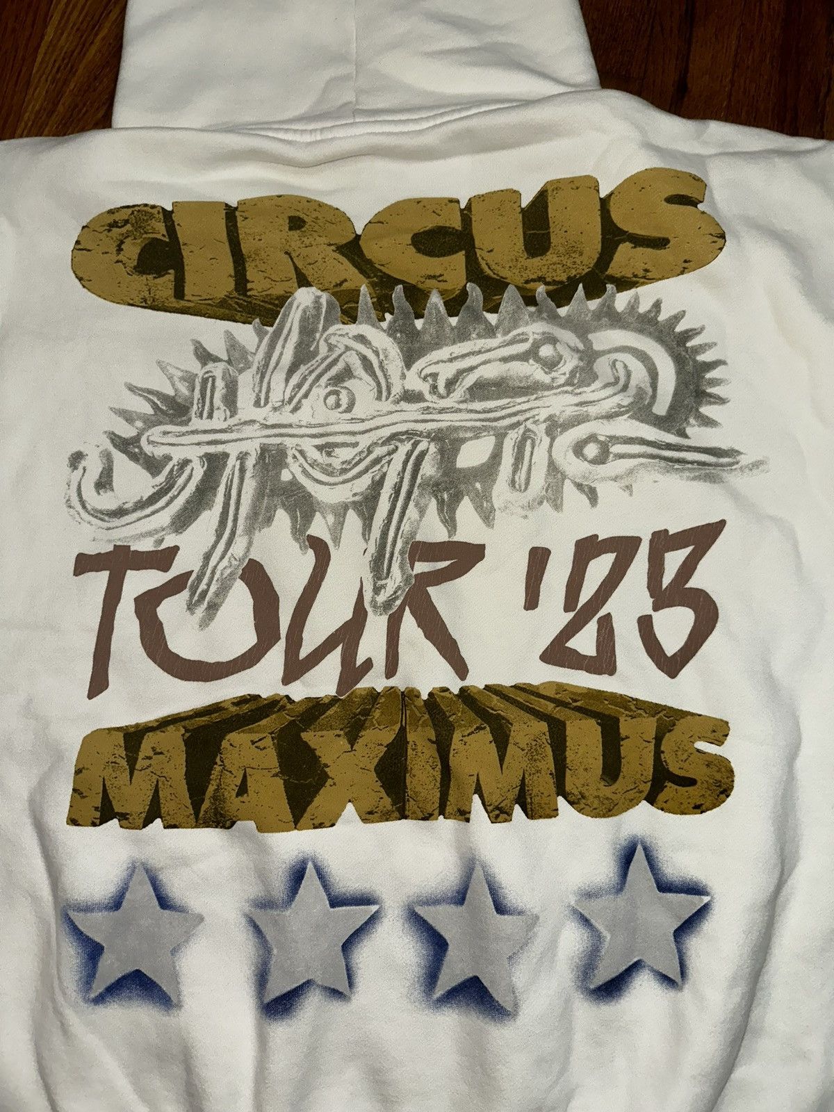 Travis Scott Travis Scott Circus Maximus Utopia White Hoodie size Size US XL / EU 56 / 4 - 7 Thumbnail