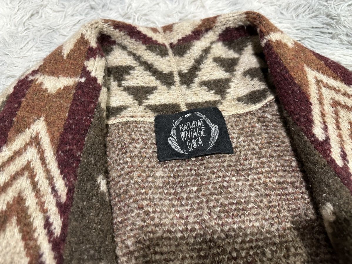 GOA 🔥Y2K Archived Goa Aztec Long Cardigan Shawl Collar Size US XL / EU 56 / 4 - 8 Thumbnail