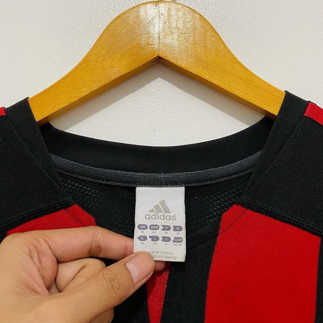 Vintage A.C. Milan 2003-04 Home Jersey Player # 7 Shevhenko Multi Sports