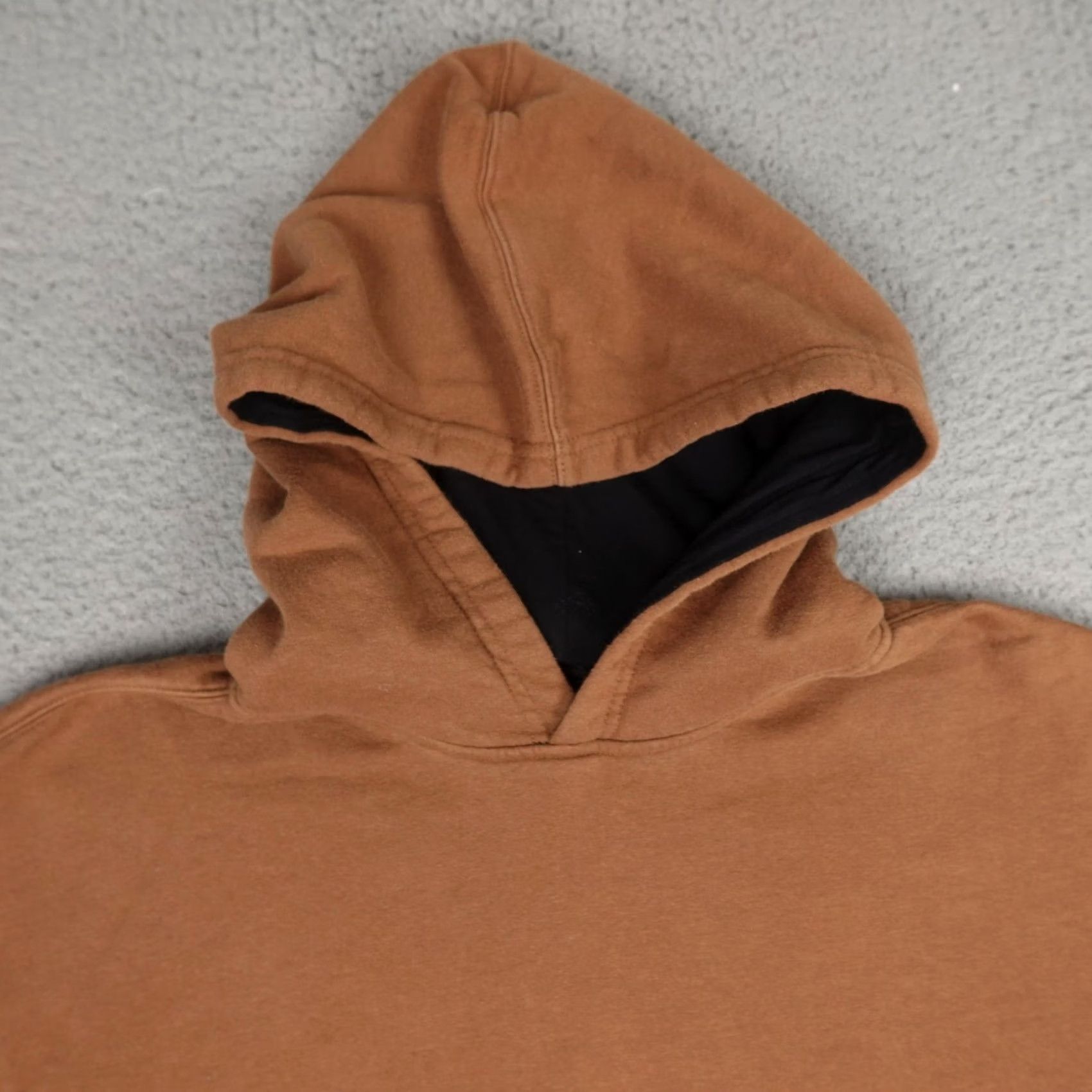 Vintage Outlooks Hoodie Mens Large Brown Pullover Graphic Hip Hop Y2K Grunge Sweatshirt Size US L / EU 52-54 / 3 - 4 Thumbnail