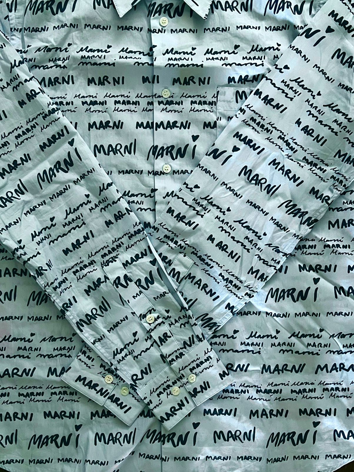 Marni Marni Shirt Arctic 52 Size US L / EU 52-54 / 3 - 5 Thumbnail
