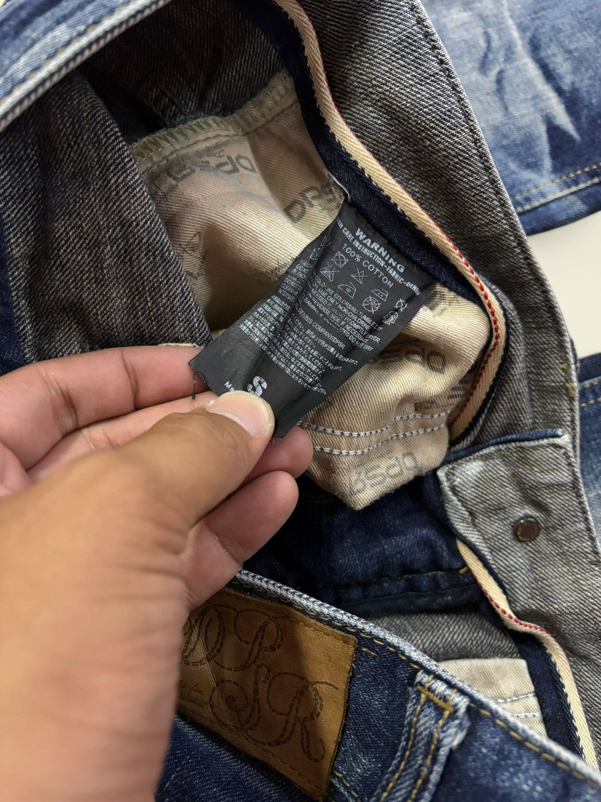 GOSTAR DE FUGA Grunge DPSR Whisker Clawmark Fade Distress Jeans Size US 30 / EU 46 - 10 Thumbnail