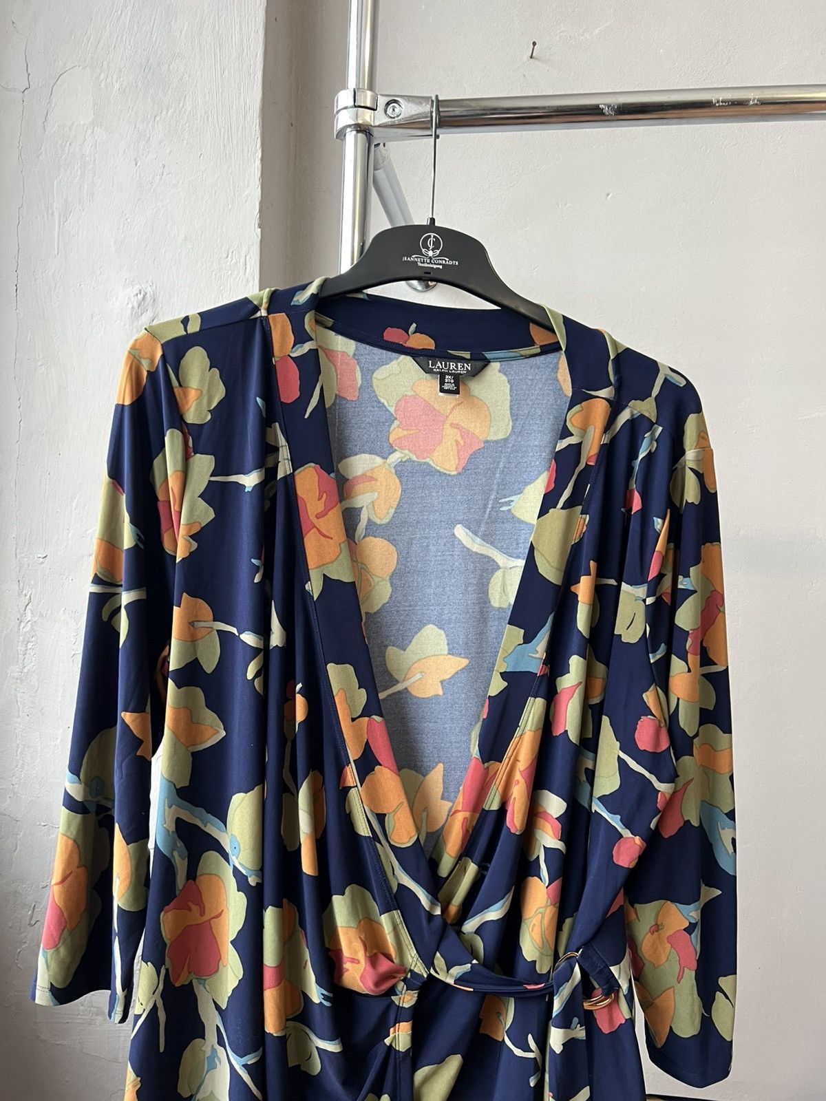 Lauren Ralph Lauren LAUREN RALPH LAUREN BLACK LABEL FLOWERS ART BLOUSE Size 3XL / US 20-22 - 4 Thumbnail