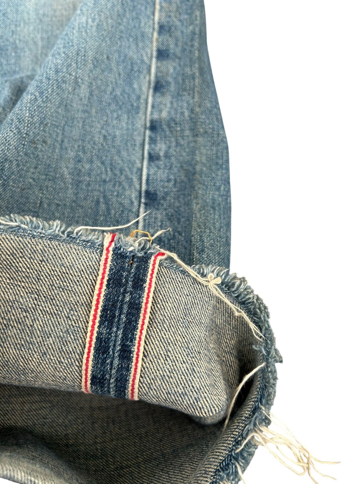 Kapital Vintage Edwin 505x Selvedge Distressed Rusty Denim Jeans ☠️🎌 Size US 32 / EU 48 - 4 Thumbnail