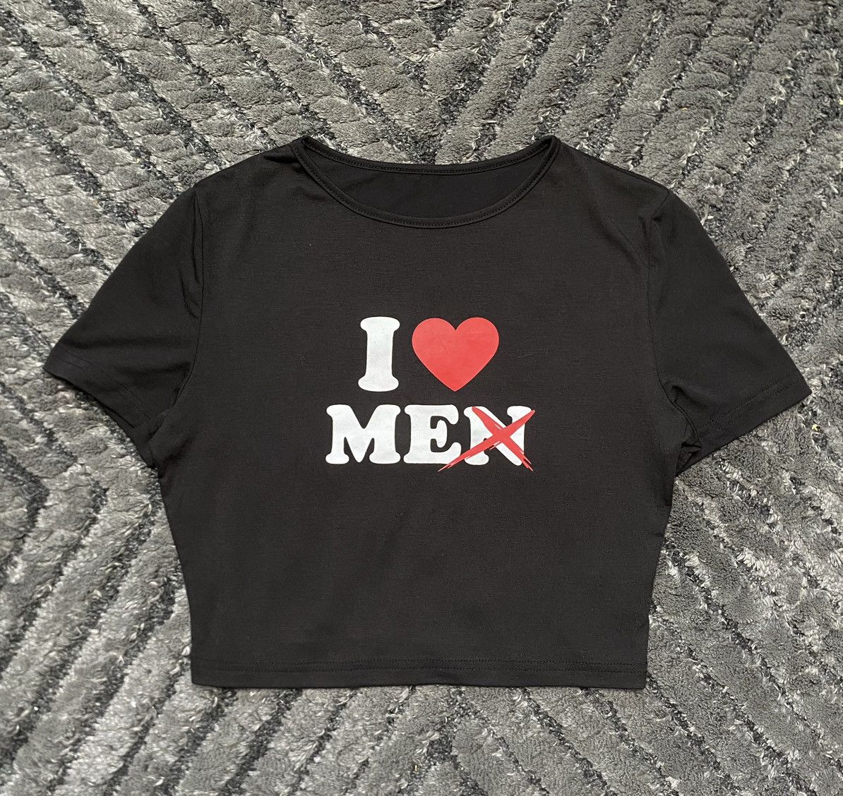 Vintage Vintage Black Short Sleeve Tee Funny Print. I love me Size S / US 4 / IT 40 - 1 Thumbnail