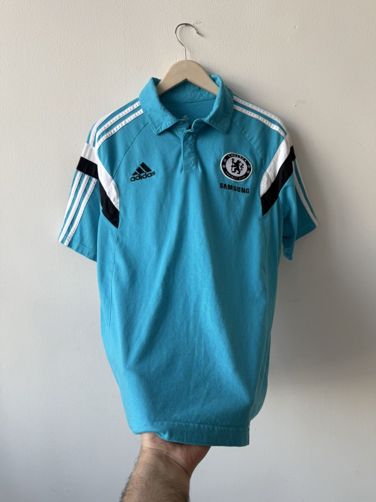 Adidas Adidas Chelsea 2014/2015 Polo Football Shirt Size US L / EU 52-54 / 3 - 2 Thumbnail