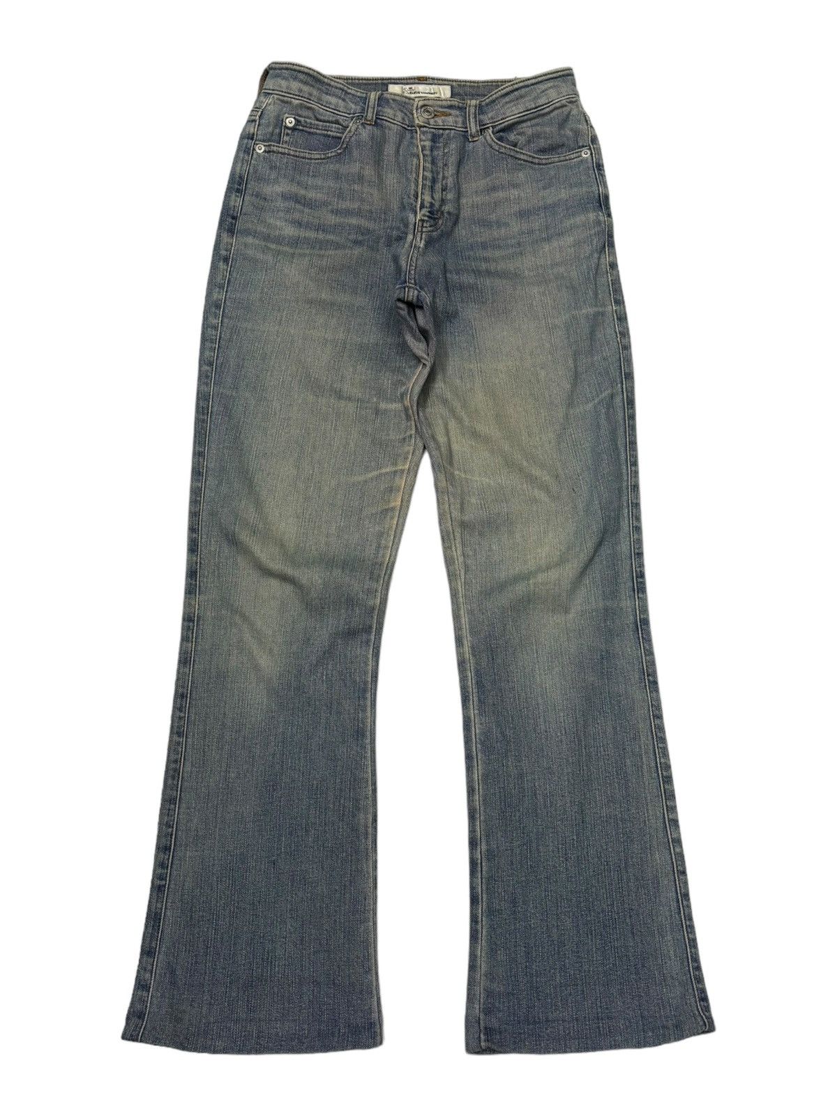 Kansai Yamamoto ❤️‍🔥FLARE JEANS BOOTCUT KANSAI YAMAMOTO FLARE DENIM JEANS Size 28" / US 6 / IT 42 - 1 Thumbnail