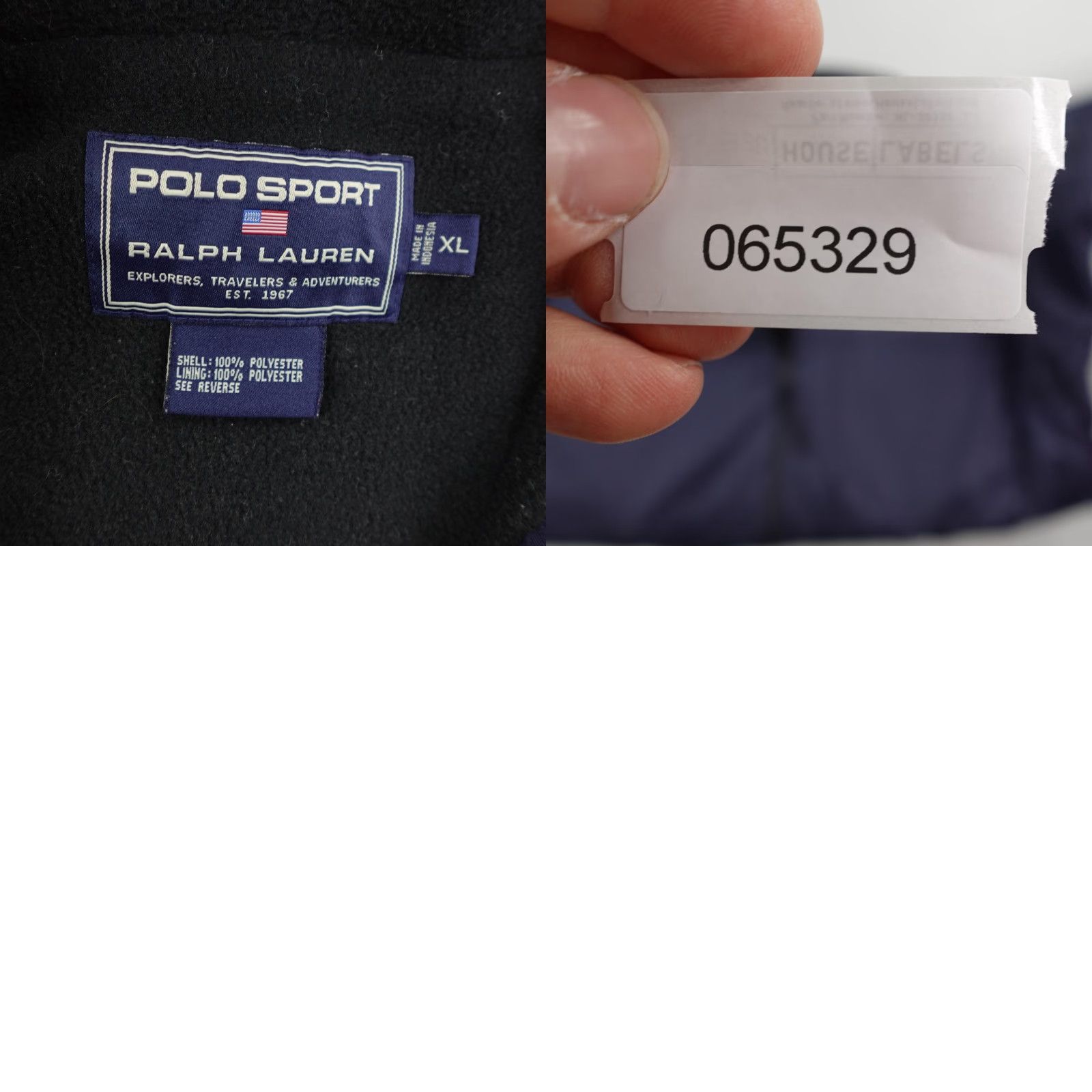 Polo Ralph Lauren Ralph Lauren Jacket Mens XL Blue Polo Sport Fleece Lined Soft Shell Coat Zip Up Size US XL / EU 56 / 4 - 8 Thumbnail