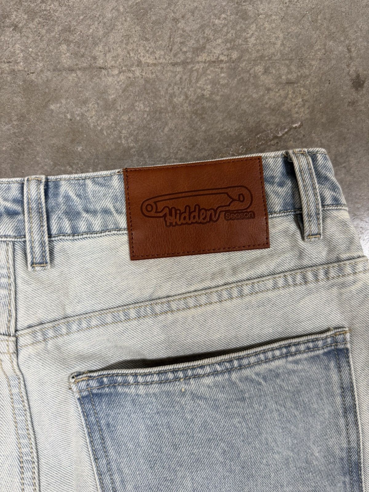 Other Hidden Season Light Wash Inside Out Denim Size US 30 / EU 46 - 4 Thumbnail
