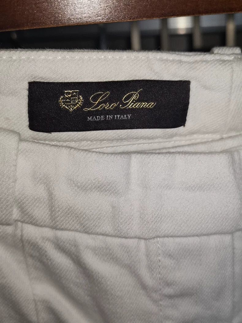 Loro Piana LORO PIANA White casual pants Size 26" / US 2 / IT 38 - 3 Thumbnail