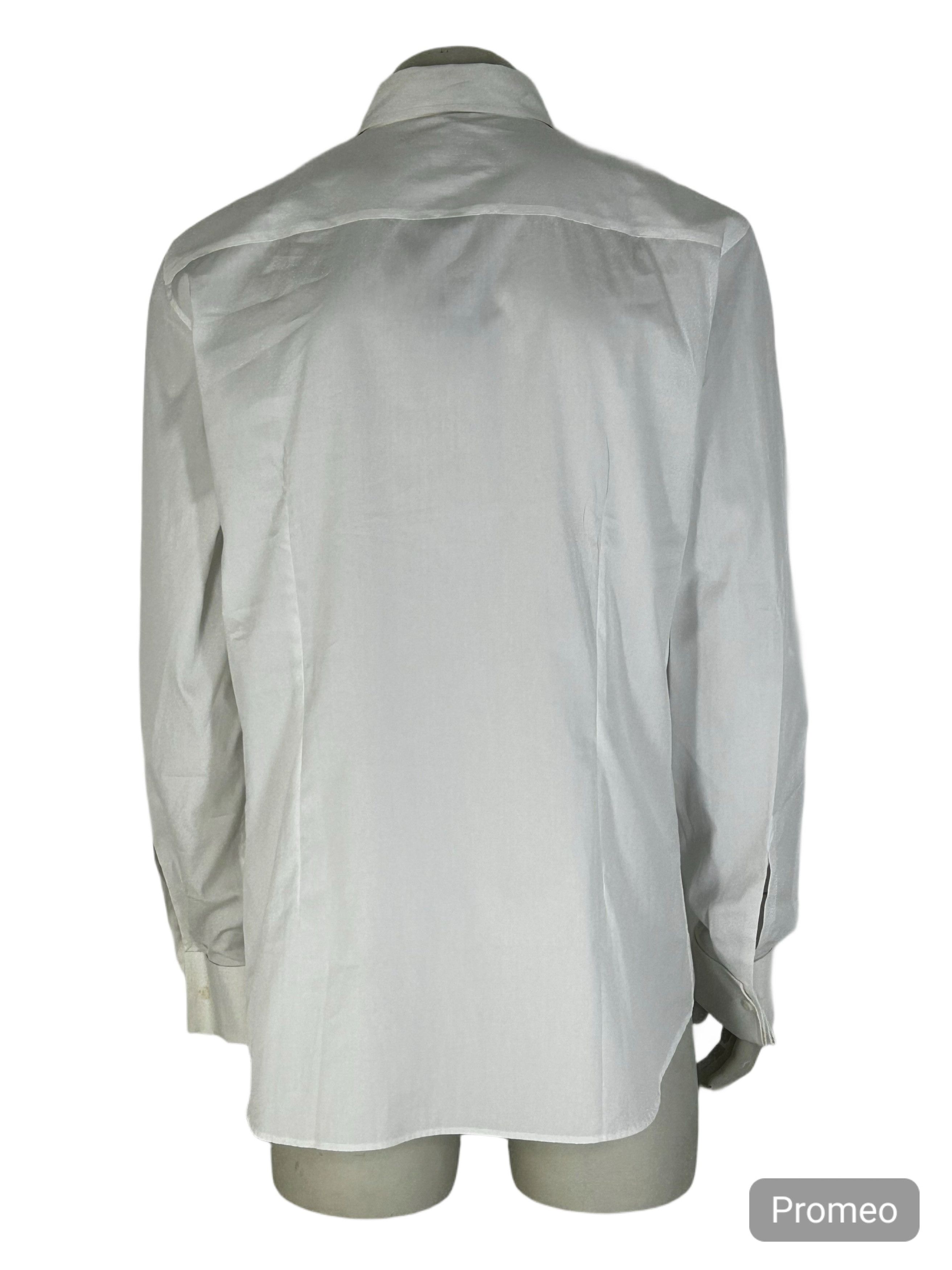 Fendi FENDI WHITE DOUBLE CUFF BIBBED FRONT EVENING SHIRT SIZE 43 Size US XXL / EU 58 / 5 - 3 Thumbnail