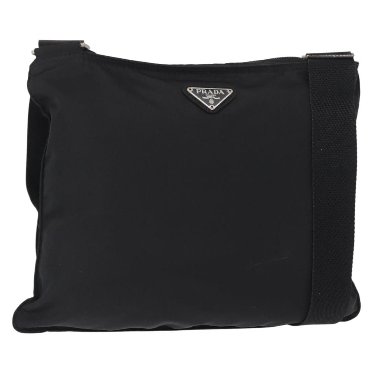 Prada Prada Zip Messenger Bag Tessuto Size ONE SIZE - 1 Thumbnail