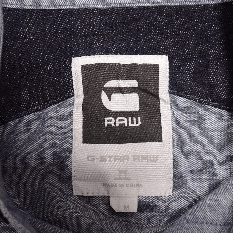G-Star G-star Raw Comic Denim Shirt Overshirt Size M Blue Size US M / EU 48-50 / 2 - 9 Thumbnail