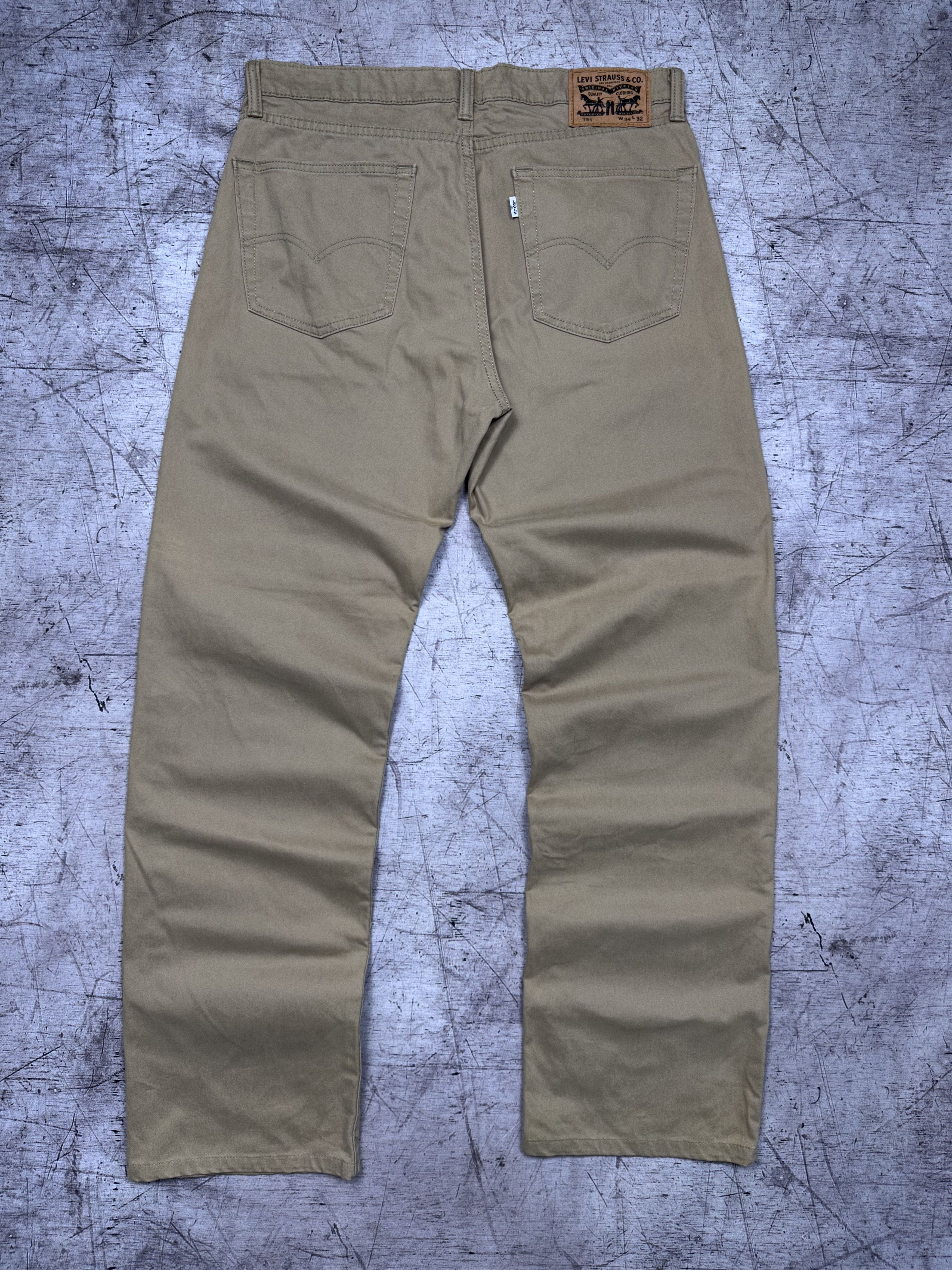 Levi's × Vintage Levis 751 Vintage Mens Denim Pants Y2K Jeans Size US 34 / EU 50 - 1 Thumbnail