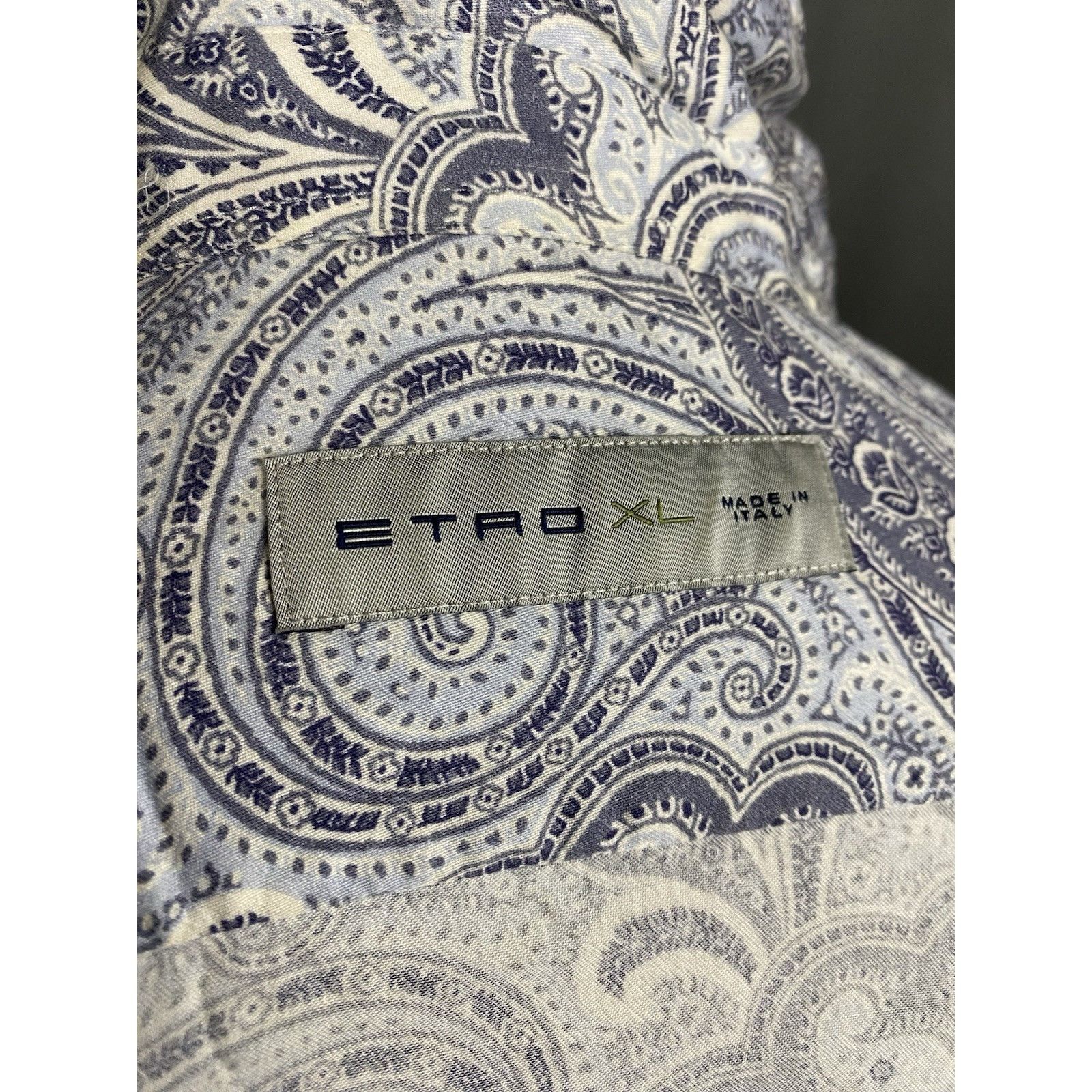Etro Etro Paisley Men's Blue Longsleeve Shirt Size XL Size US XL / EU 56 / 4 - 10 Thumbnail