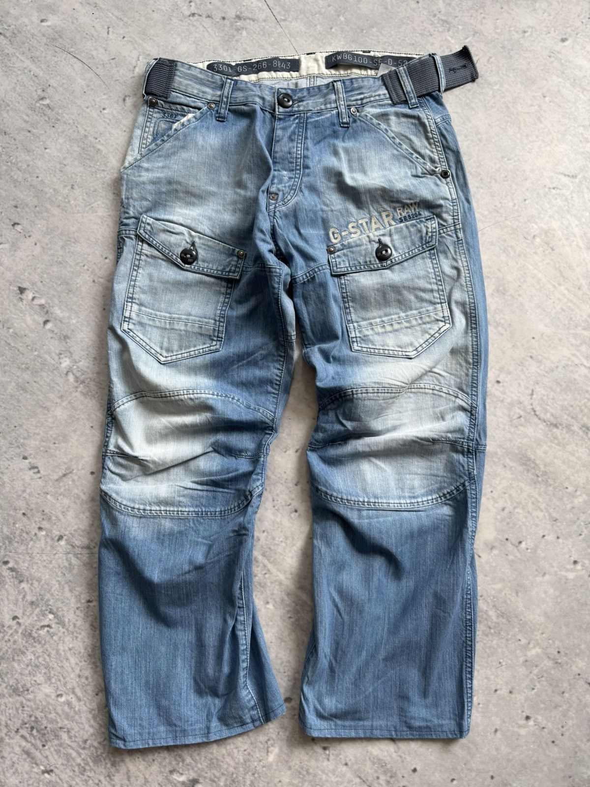 G-Star Vintage 00s streetwear G-Star awesome denim pants jeans Size US 34 / EU 50 - 1 Thumbnail