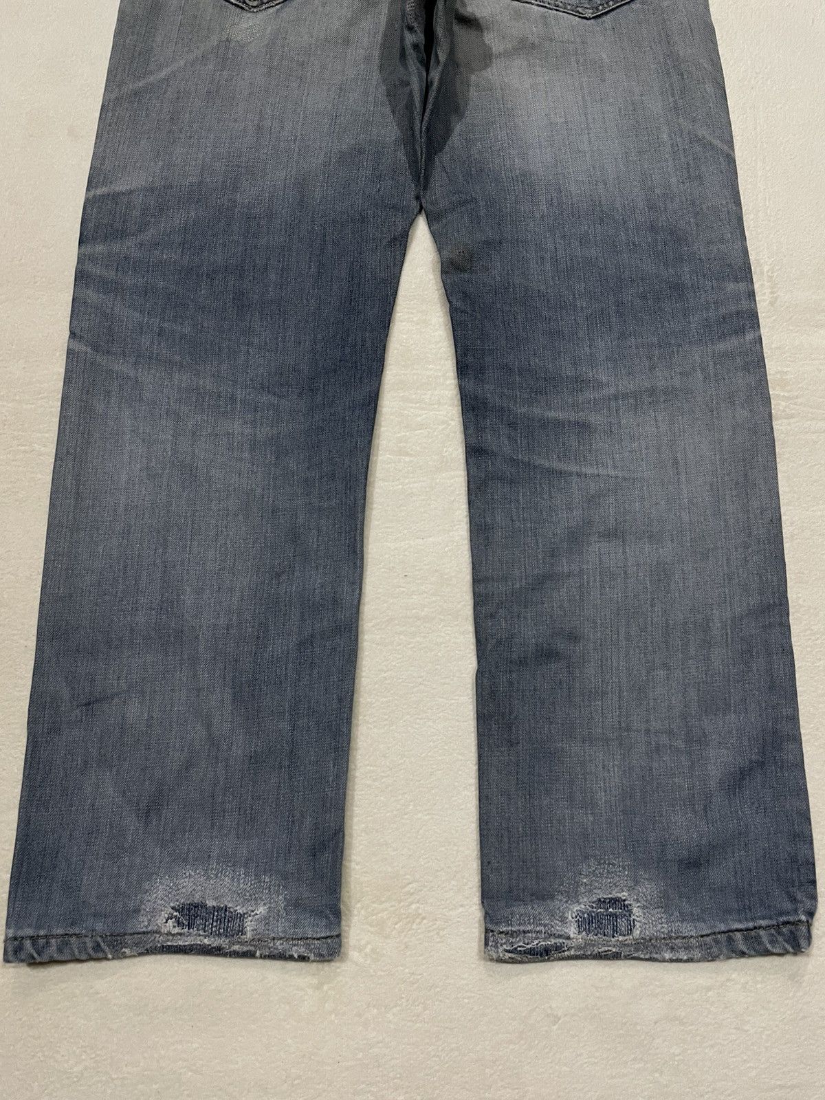 Timberland Vintage Timberland Mudwash Faded Distressed Ripped Jeans Size US 32 / EU 48 - 12 Thumbnail