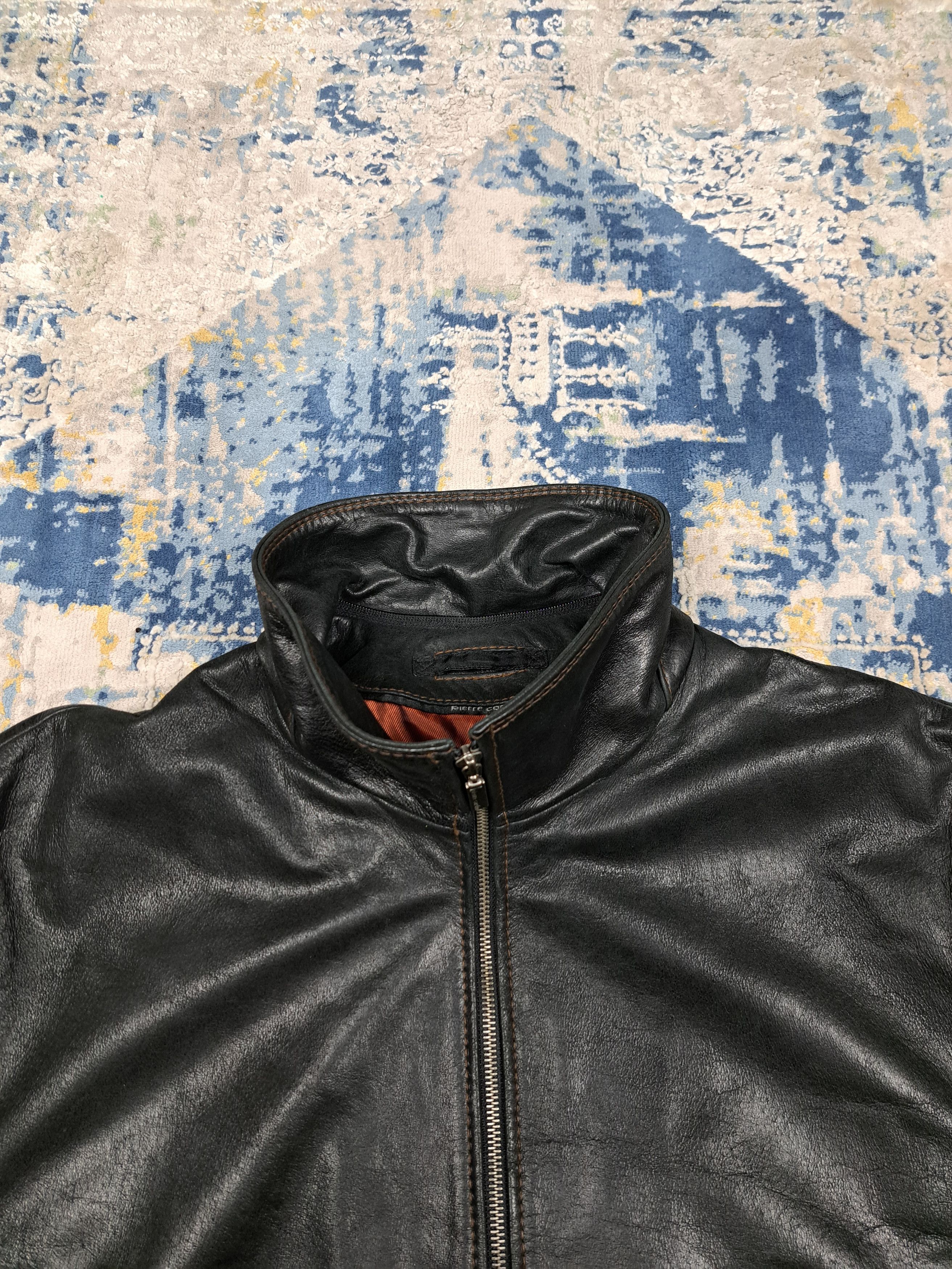 Pierre Cardin Pierre Cardin Cafe Racer Leather Jacket Archive Vintage Size US L / EU 52-54 / 3 - 3 Thumbnail