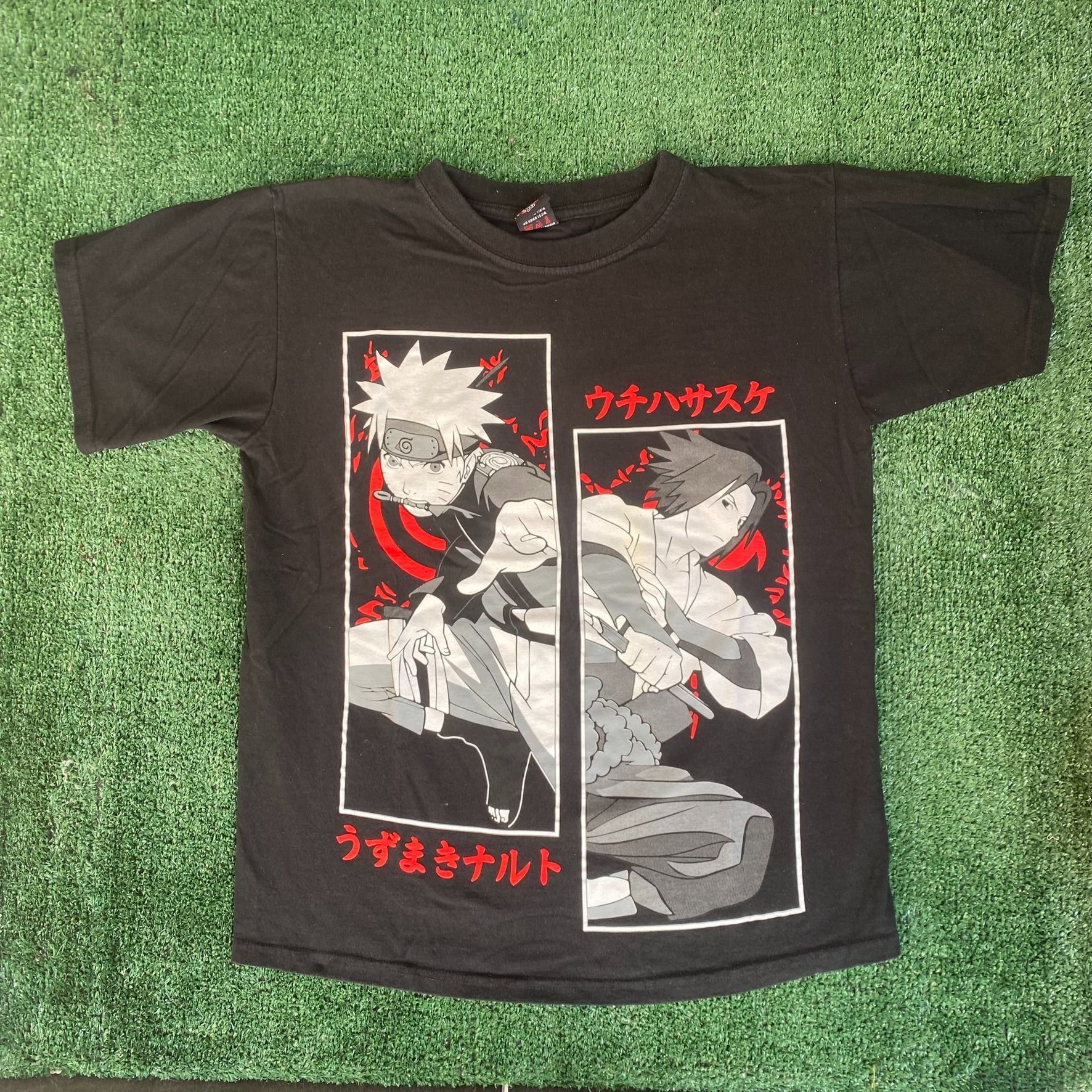 Japanese Brand Vintage Y2K Naruto Sasuke Shirt Emo Punk Japan Anime Tee Size US M / EU 48-50 / 2 - 1 Thumbnail