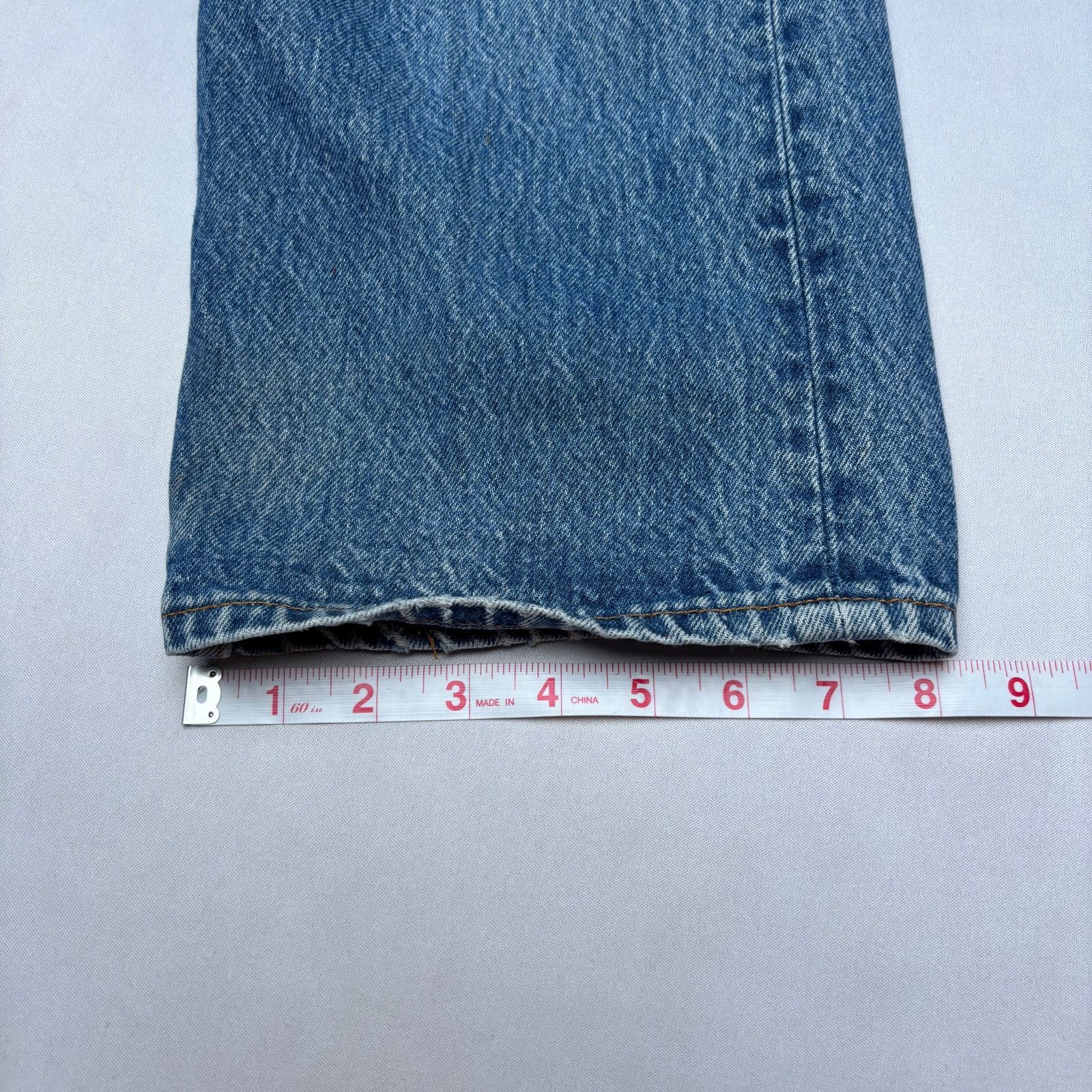 Levi's × Vintage VTG 90s Levi's 501 XX Made in USA Straight Leg Jeans 40x34 Size US 34 / EU 50 - 10 Thumbnail