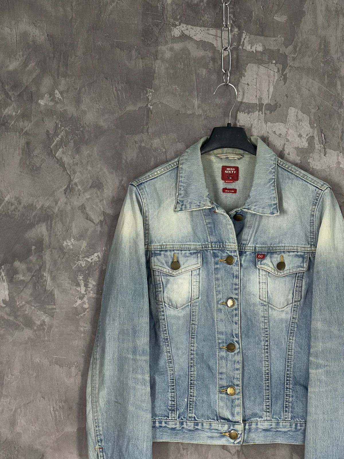 Miss Sixty × Vintage Vintage Y2K Miss Sixty Denim Jacket Streetwear 90s Style Size M / US 6-8 / IT 42-44 - 3 Thumbnail
