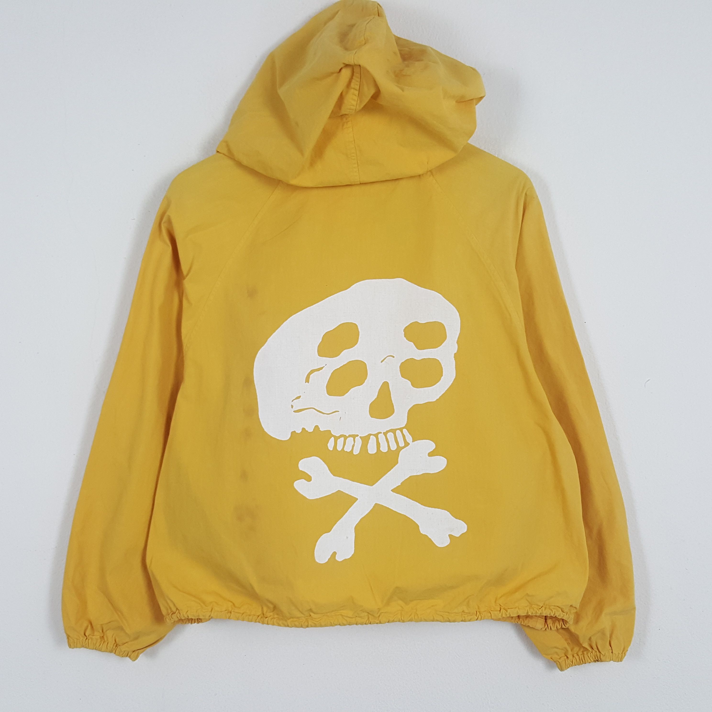 45rpm × Vintage Vintage 45rpm Custom Art Skulls Zipper Oversized Jacket Size US M / EU 48-50 / 2 - 1 Thumbnail