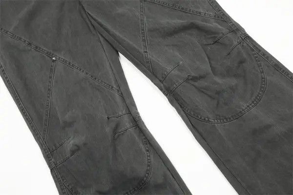 Japanese Brand Chiaki x Miwa Men's vintage washed distressed flared jeans Size US 32 / EU 48 - 7 Thumbnail