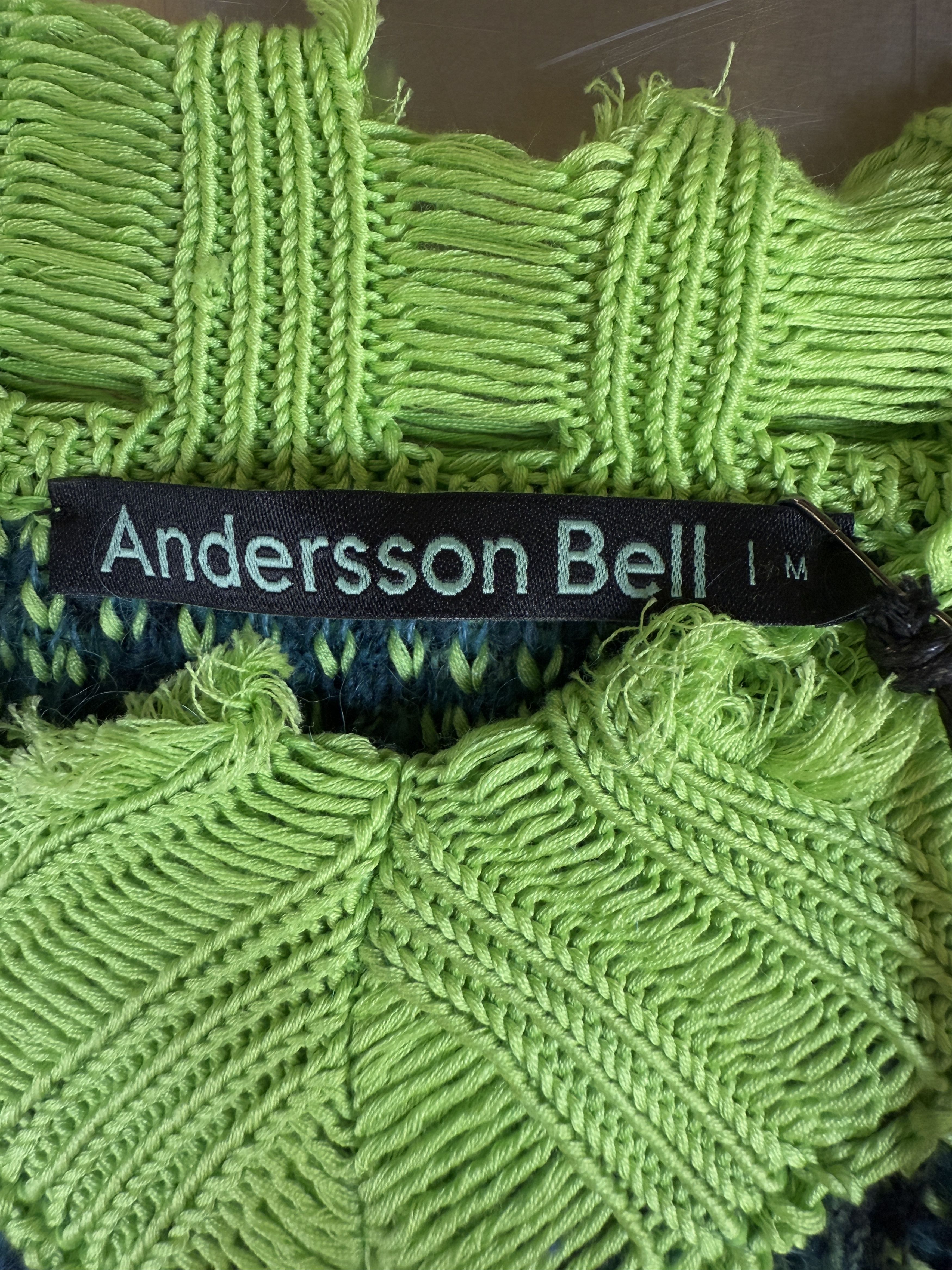 Andersson Bell $525 NWT Andersson Bell Theydon Spider V-Neck Sweater Size US M / EU 48-50 / 2 - 8 Thumbnail