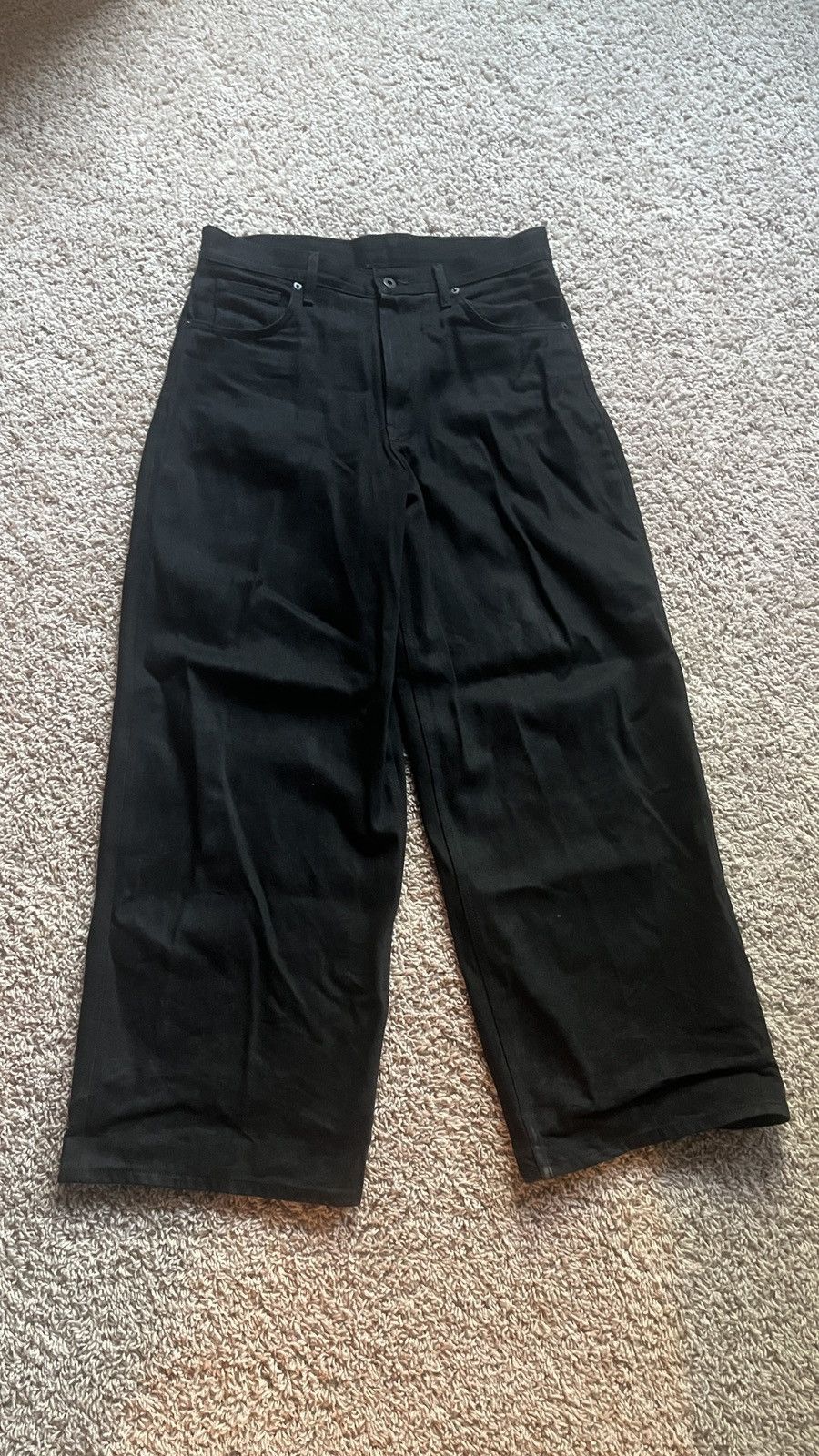 K-Two Studios 18oz Heavy Denim Bootcut jet black - NEED TRADE
